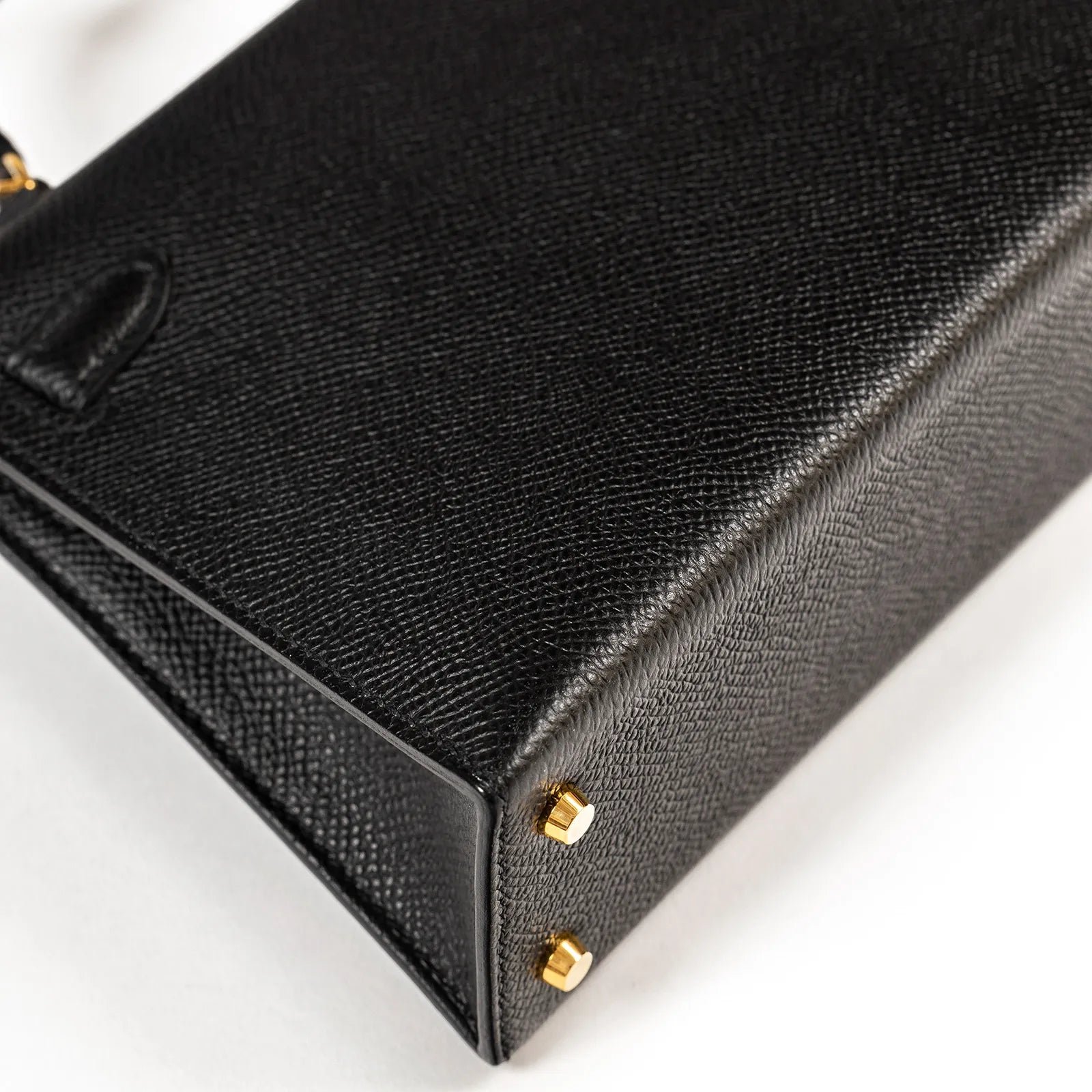 Hermès Mini Kelly II Sellier 20 Black Epsom Gold Hardware