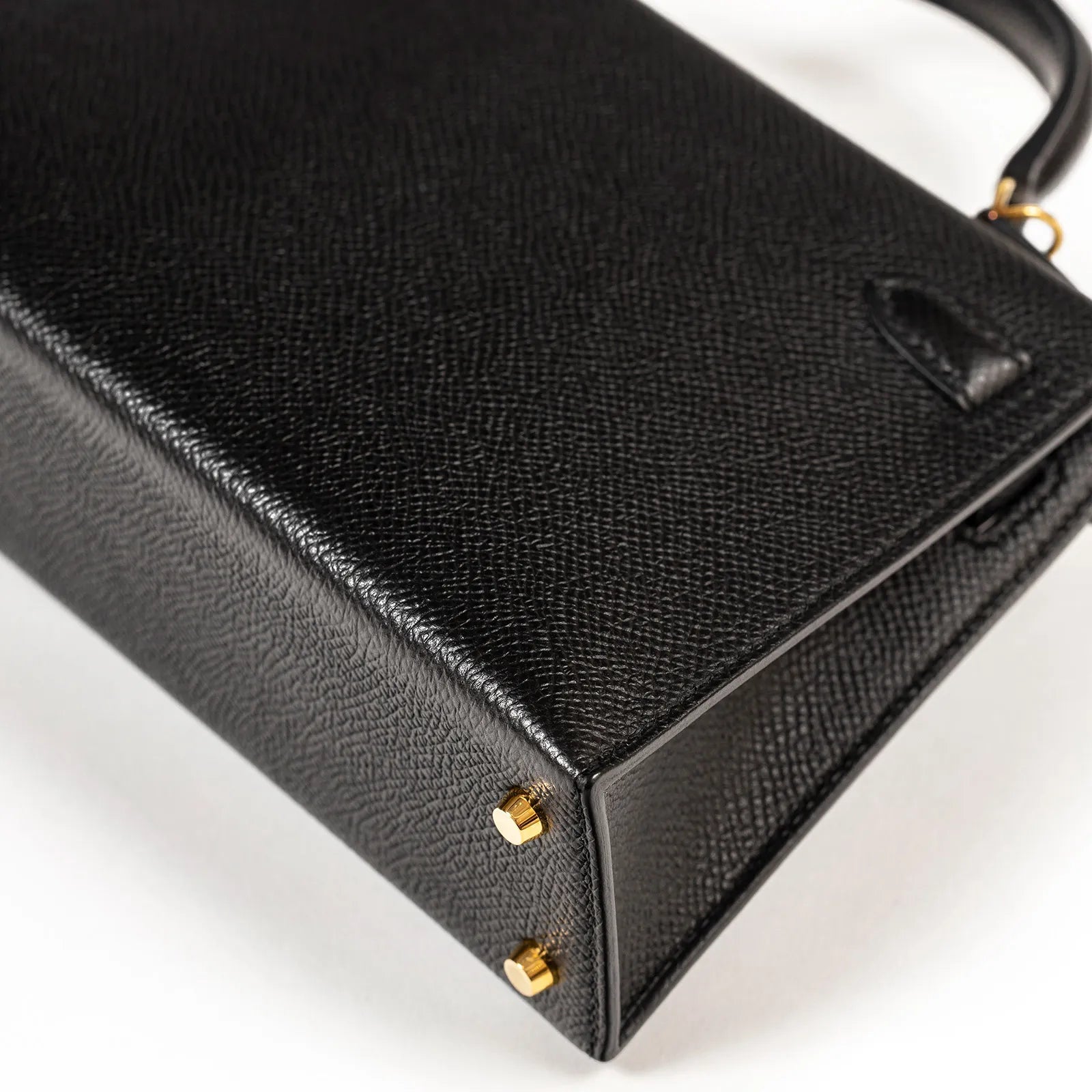 Hermès Mini Kelly II Sellier 20 Black Epsom Gold Hardware