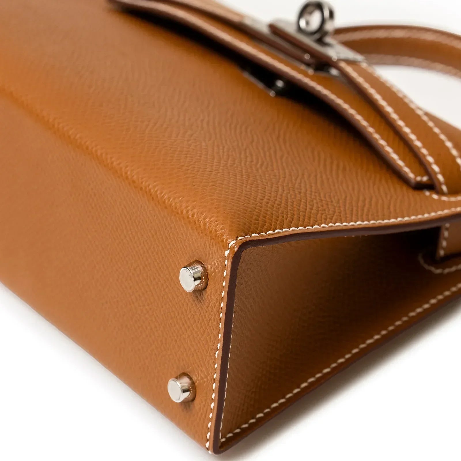 Hermès Mini Kelly II Sellier 20 Gold Epsom Palladium Hardware