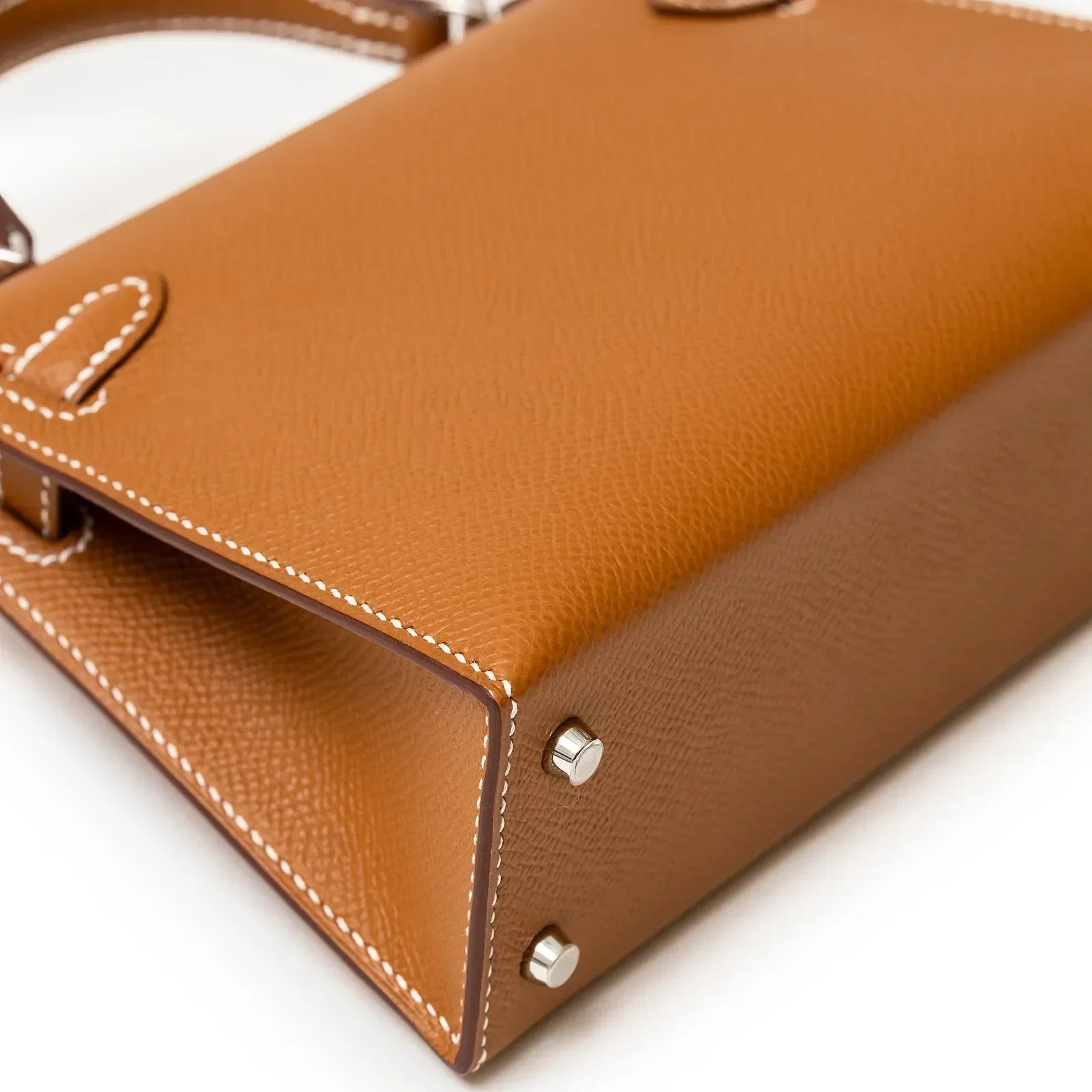 Hermès Mini Kelly II Sellier 20 Gold Epsom Palladium Hardware