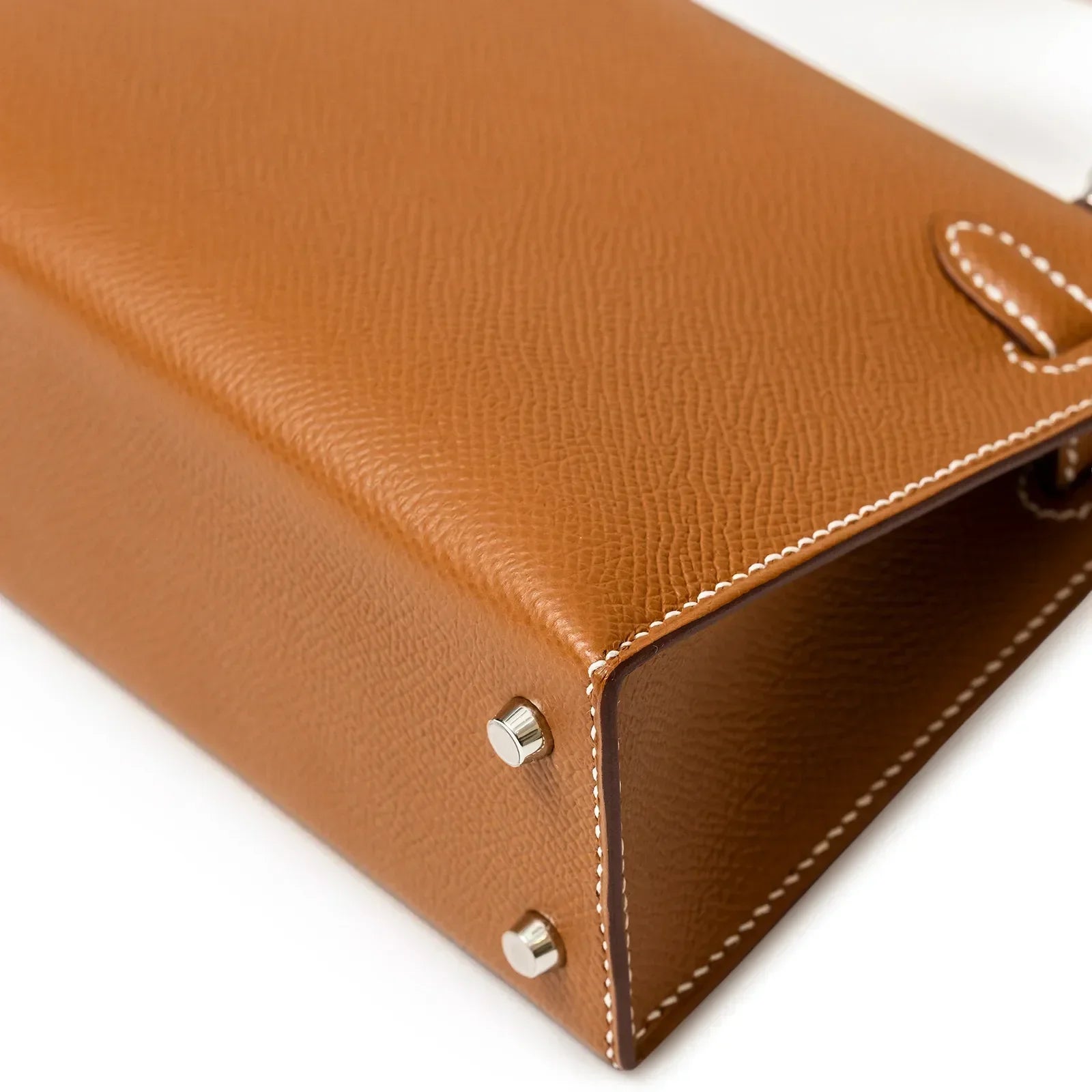 Hermès Mini Kelly II Sellier 20 Gold Epsom Palladium Hardware