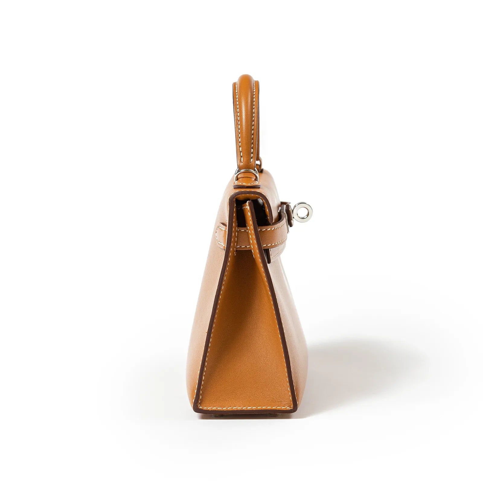 Hermès Mini Kelly II Sellier 20 Naturel Sable Butler Palladium Hardware