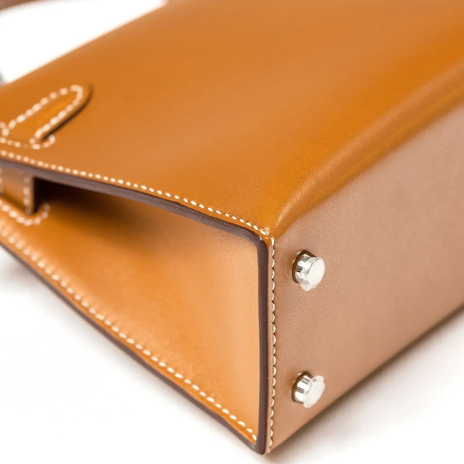 Hermès Mini Kelly II Sellier 20 Naturel Sable Butler Palladium Hardware