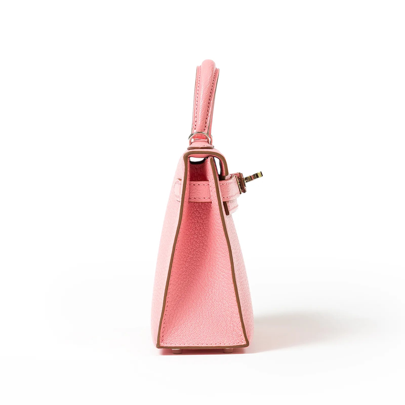 Hermès Mini Kelly II Sellier 20 Rose Confetti Chevre Mysore Palladium Hardware