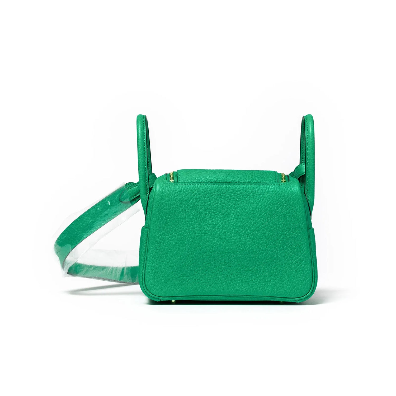 Hermès Mini Lindy I 6W Menthe Clemence Gold Hardware