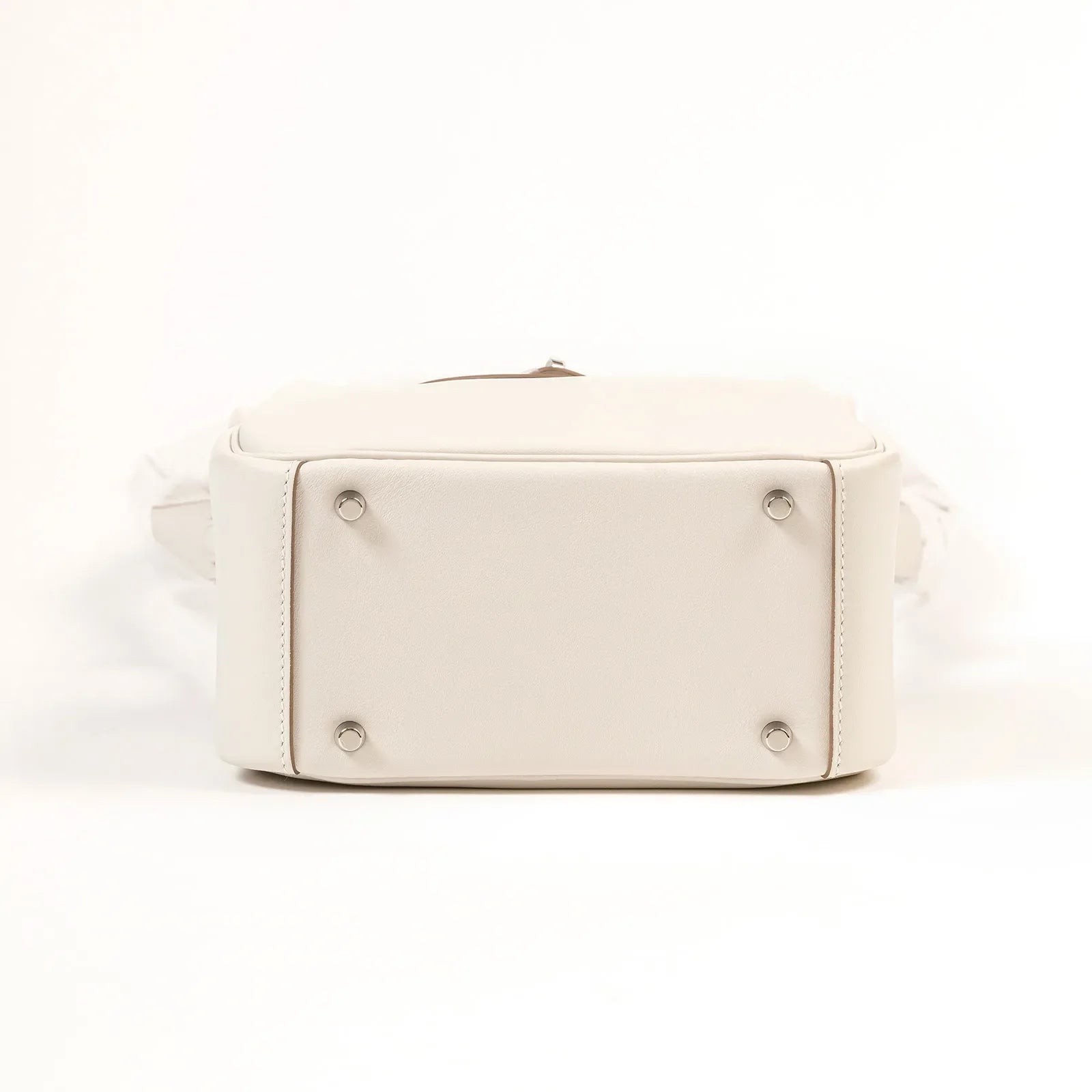 Hermès Mini Lindy I Gris Pale/Gris Meyer Swift Palladium Hardware