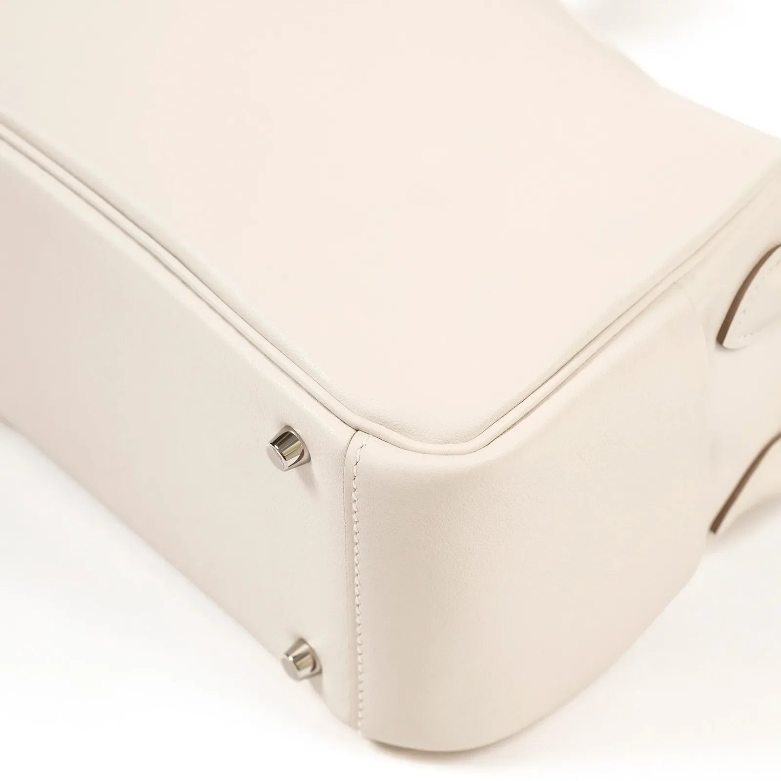 Hermès Mini Lindy I Gris Pale/Gris Meyer Swift Palladium Hardware