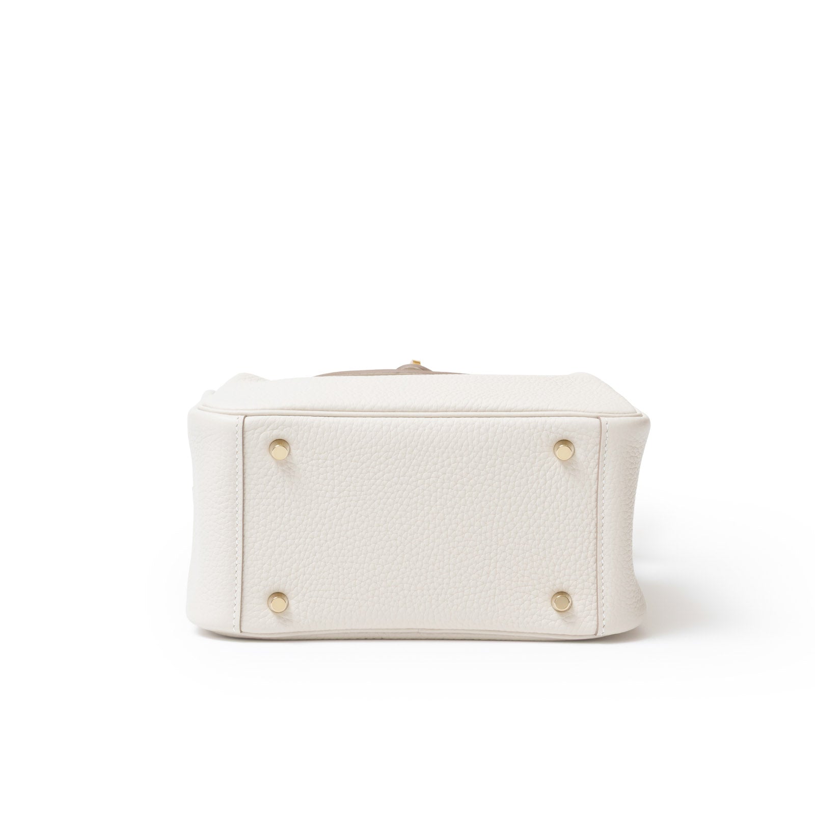 Hermès Mini Lindy II Beton Clemence Gold Hardware