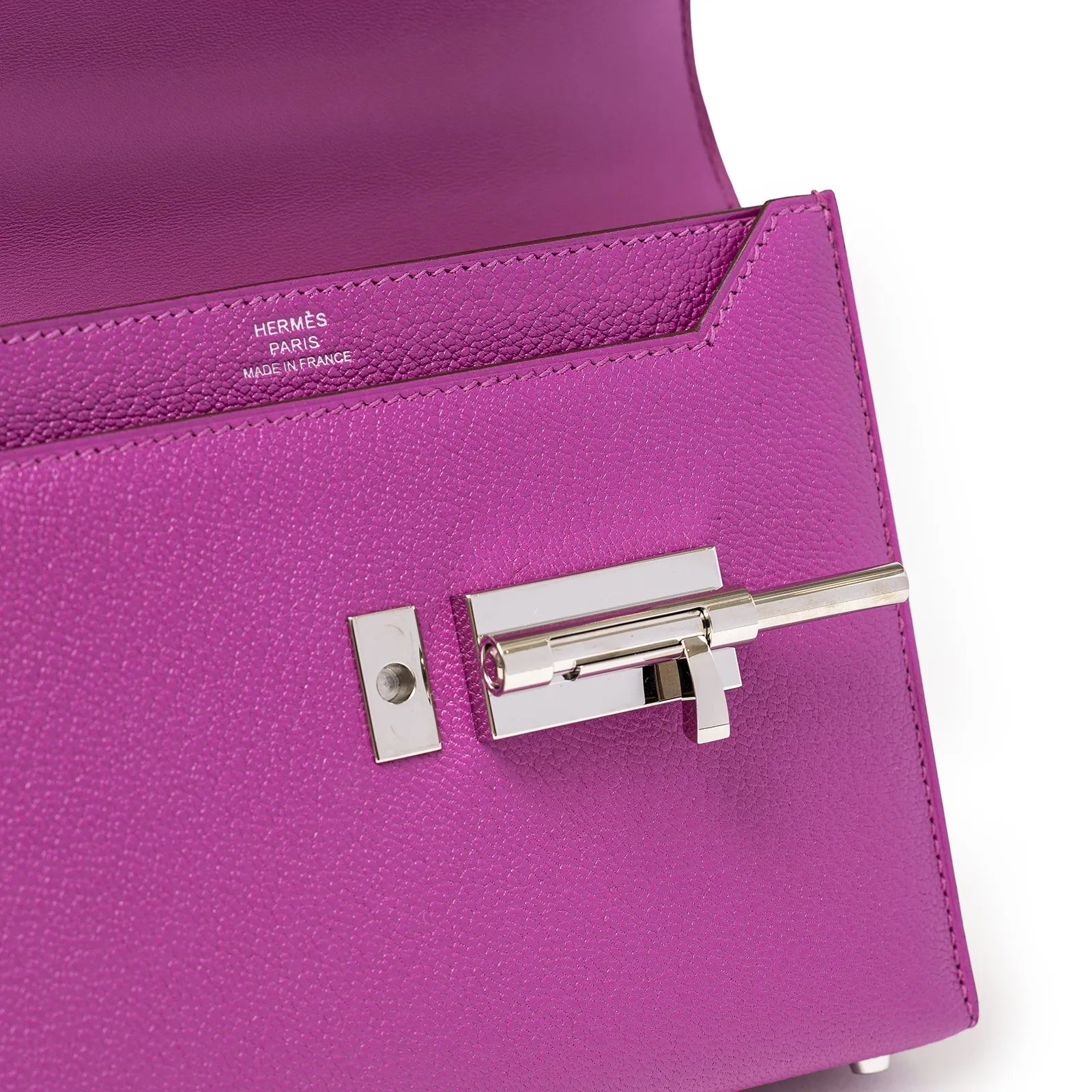 Hermès Mini Verrou Chaine Bag Magnolia Chevre Mysore Palladium Hardware