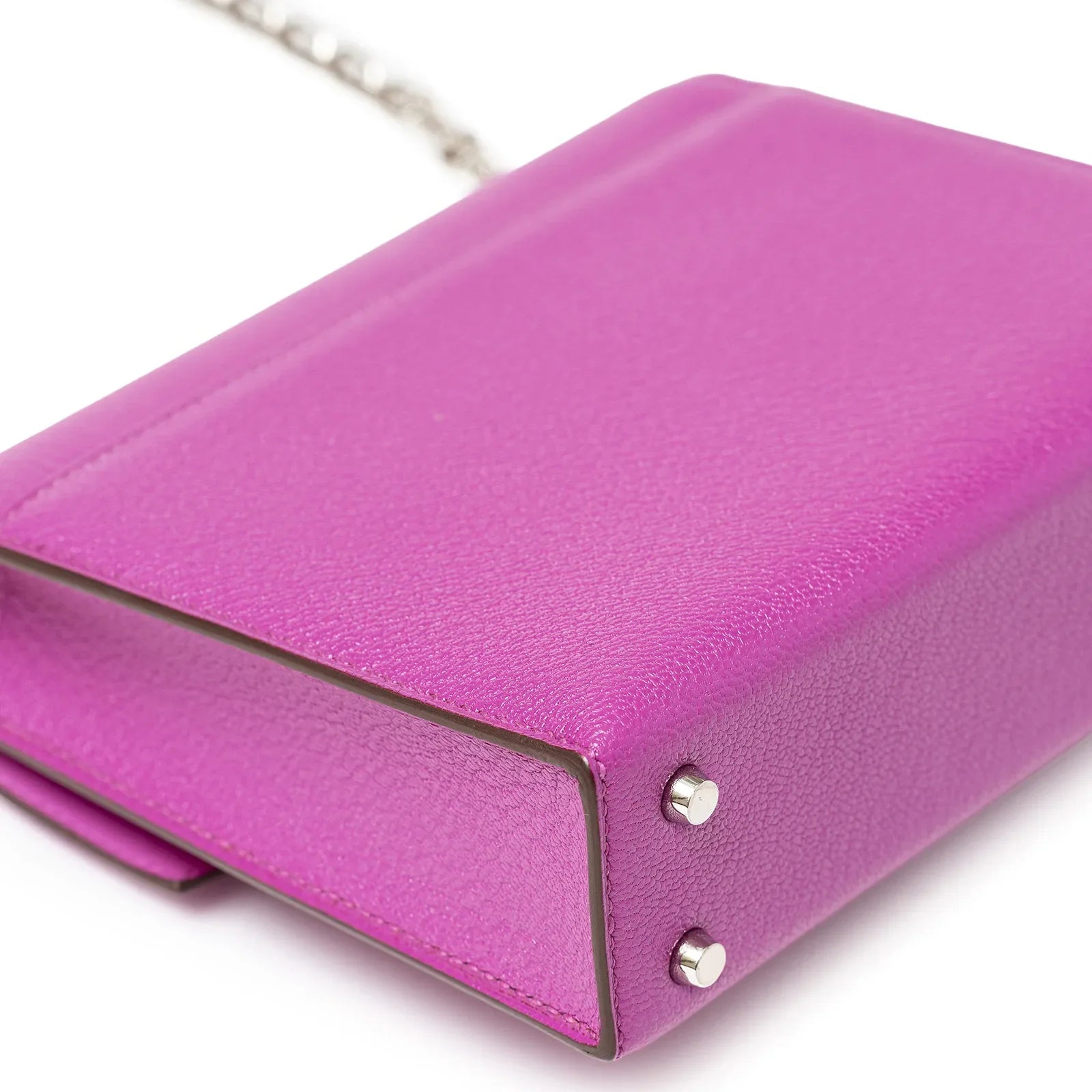Hermès Mini Verrou Chaine Bag Magnolia Chevre Mysore Palladium Hardware