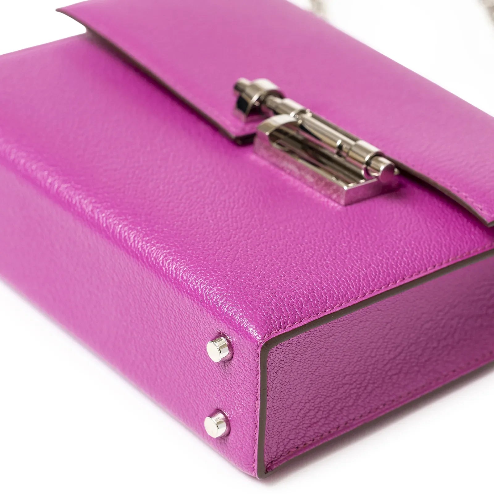 Hermès Mini Verrou Chaine Bag Magnolia Chevre Mysore Palladium Hardware