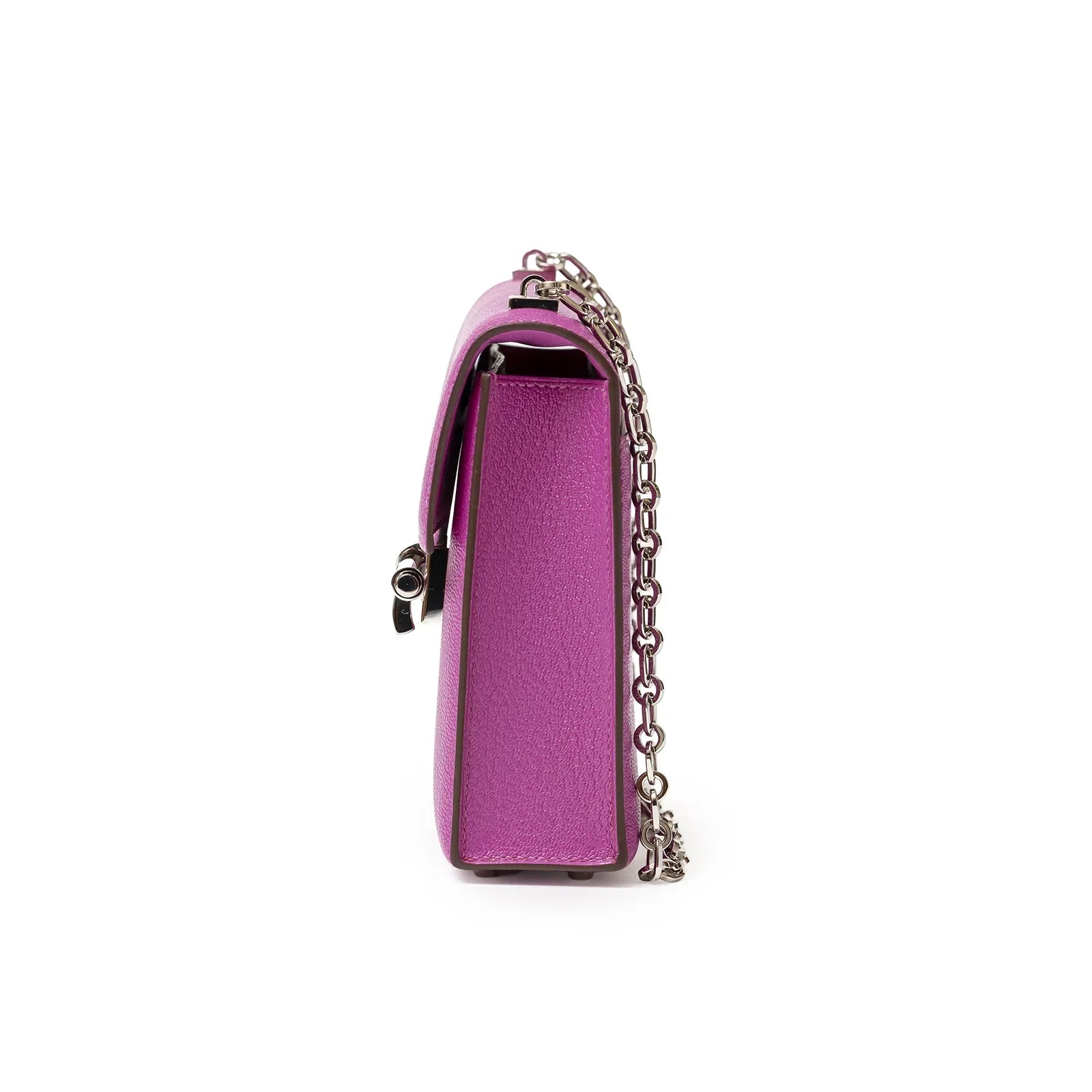 Hermès Mini Verrou Chaine Bag Magnolia Chevre Mysore Palladium Hardware