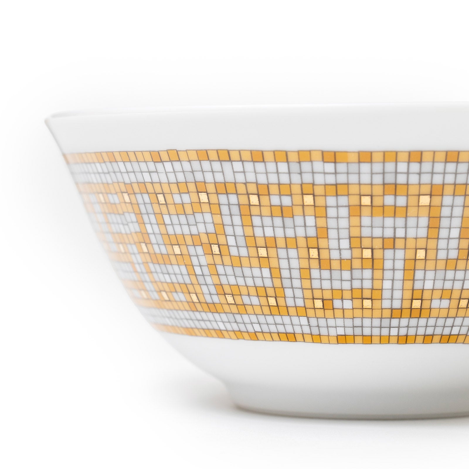 Hermès Mosaique au 24 Gold Rice Bowl Set of Two - Detail