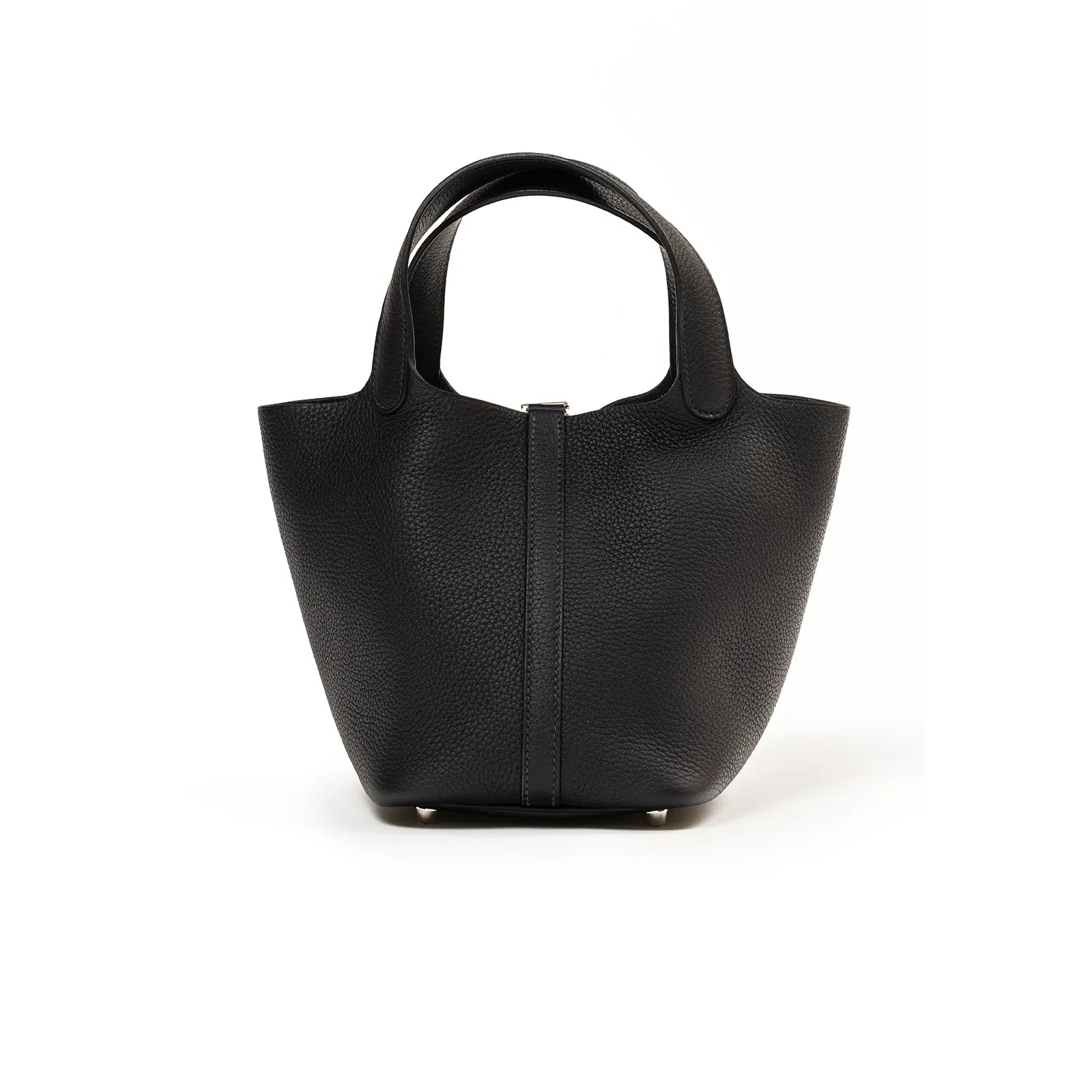 Hermès Picotin 18 Black Clemence Palladium Hardware