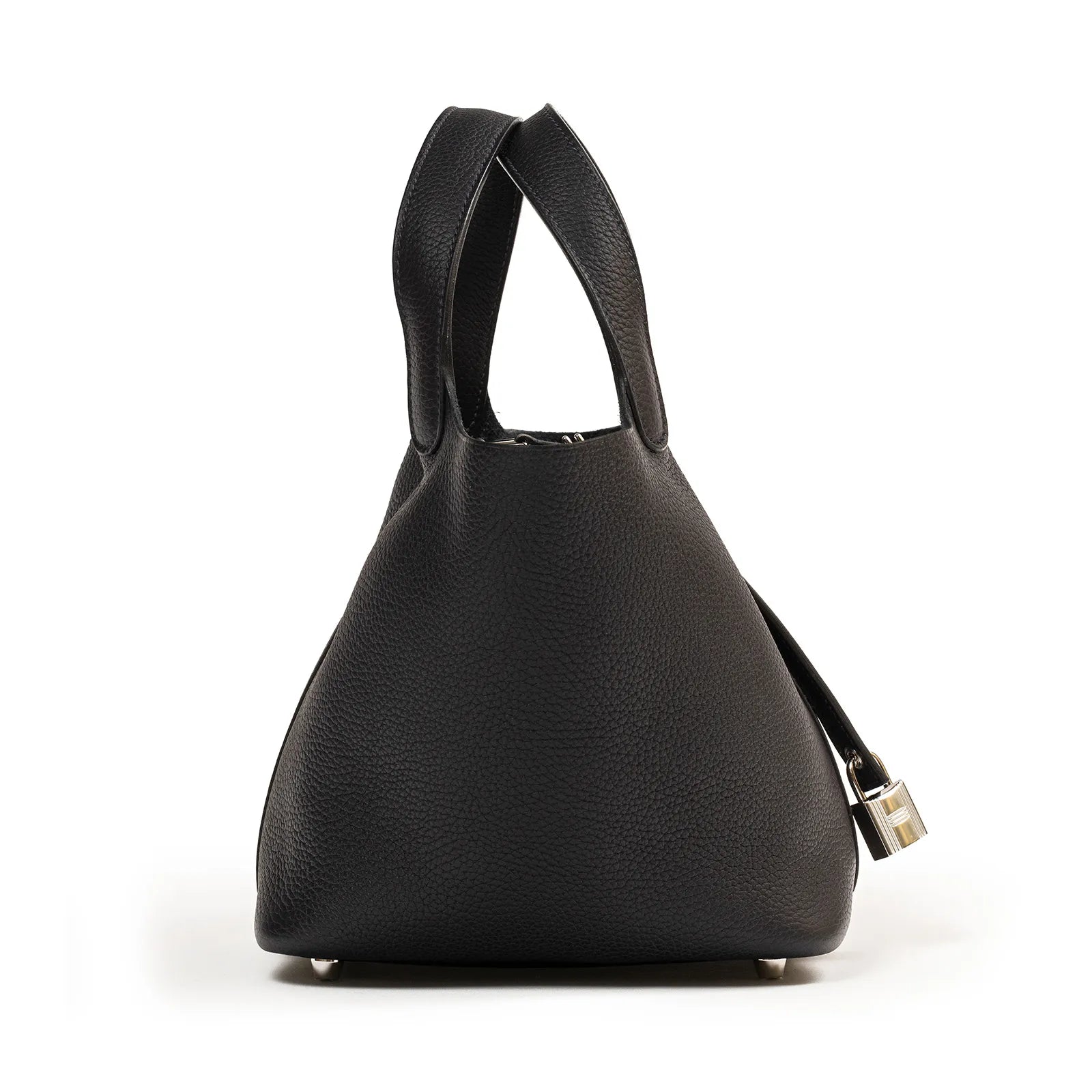 Hermès Picotin 18 Black Clemence Palladium Hardware
