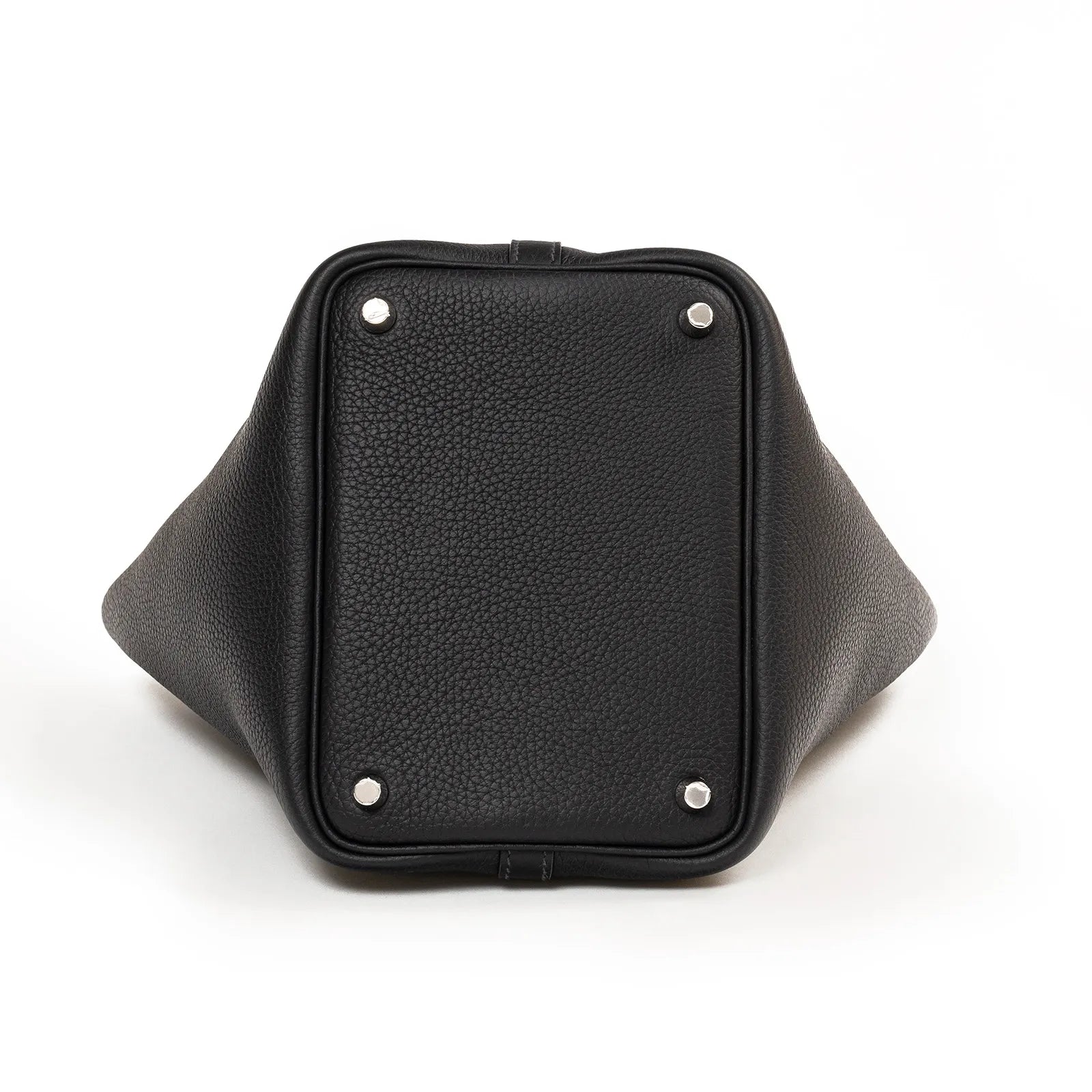 Hermès Picotin 18 Black Clemence Palladium Hardware