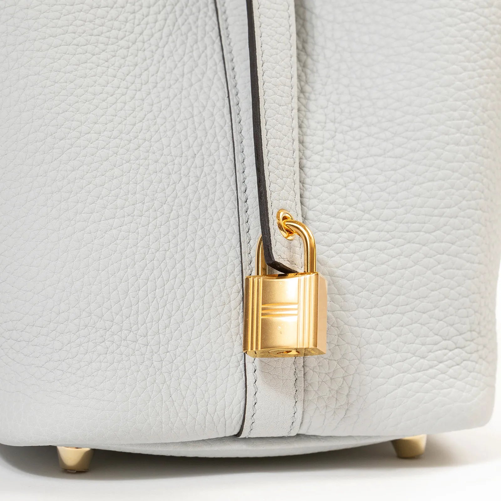 Hermès Picotin 18 Blue Pale Clemence Gold Hardware