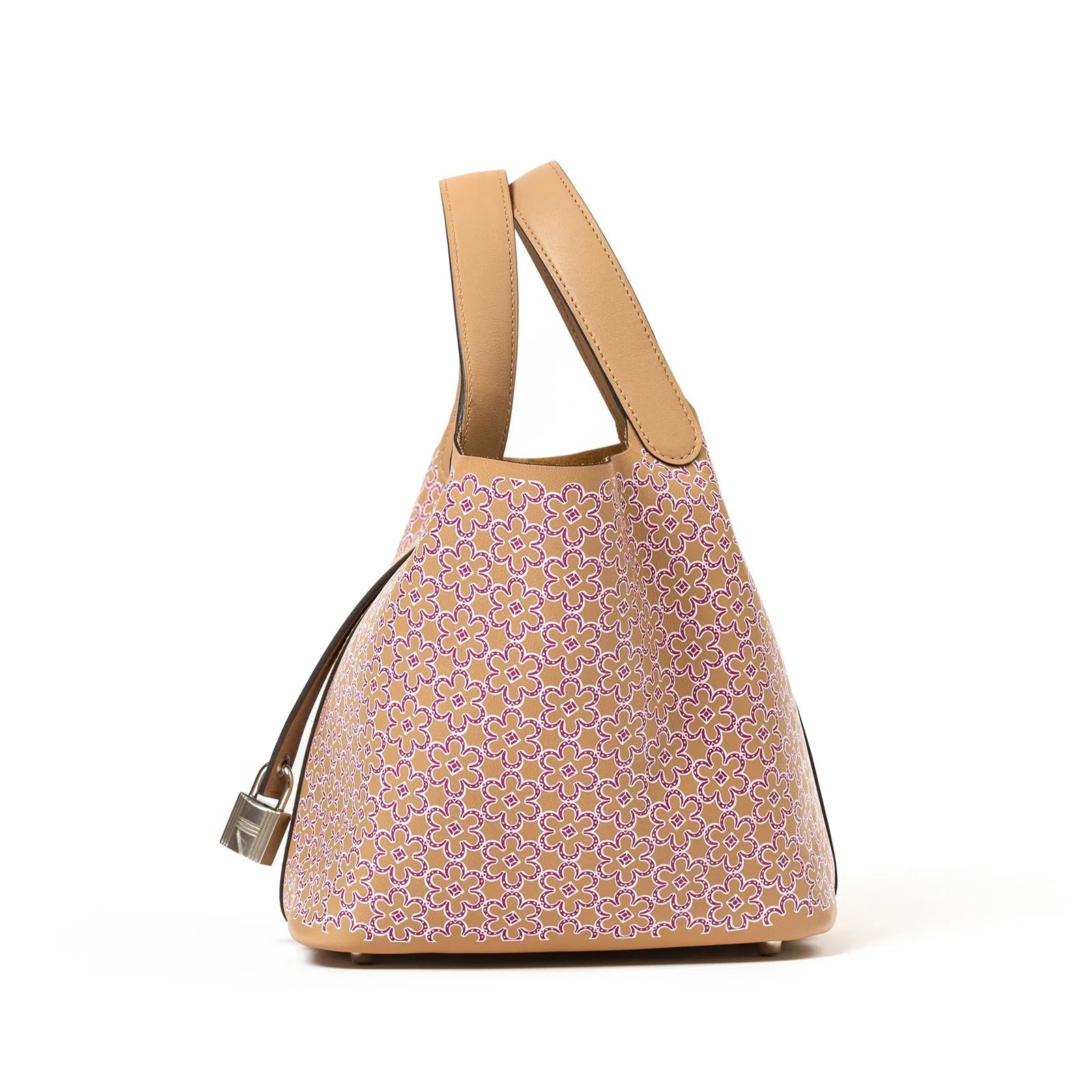 Hermès Picotin 18 Floral Chai/Rose/Blanc Swift Palladium Hardware