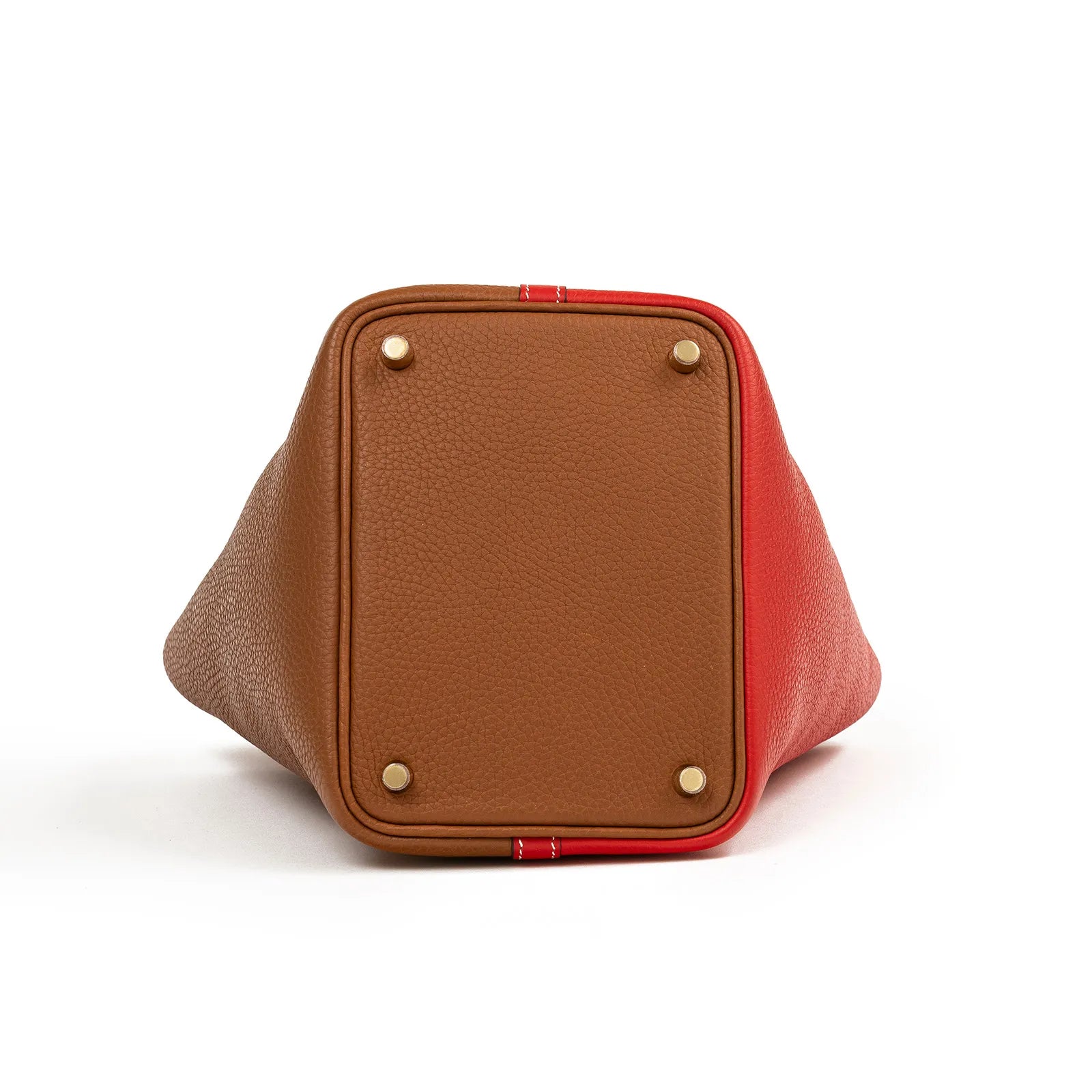 Hermès Picotin 18 Gold/Rouge Coeur Clemence Gold Hardware