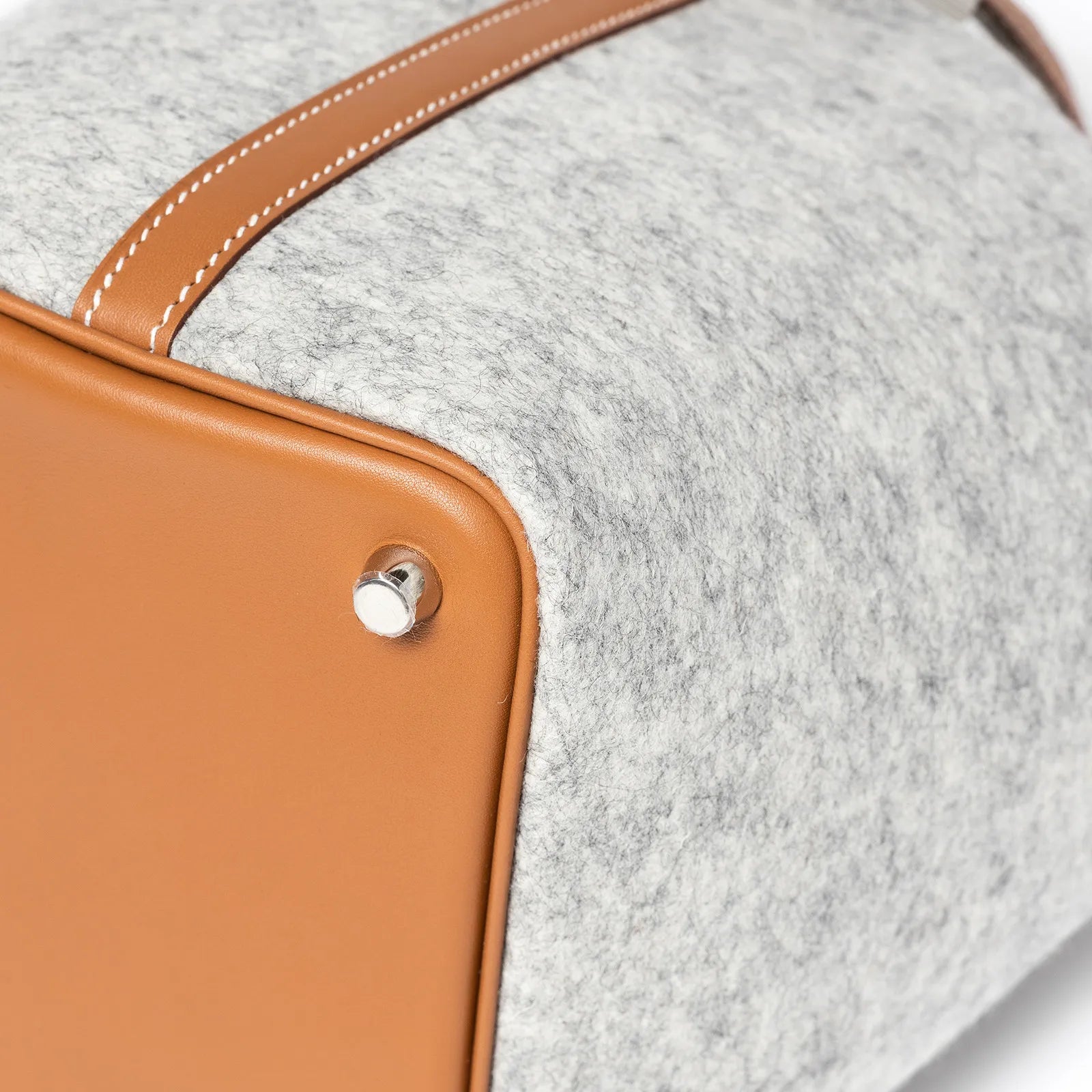 Hermès Picotin 18 Gris Clair/Gold Feutre/Swift Palladium Hardware