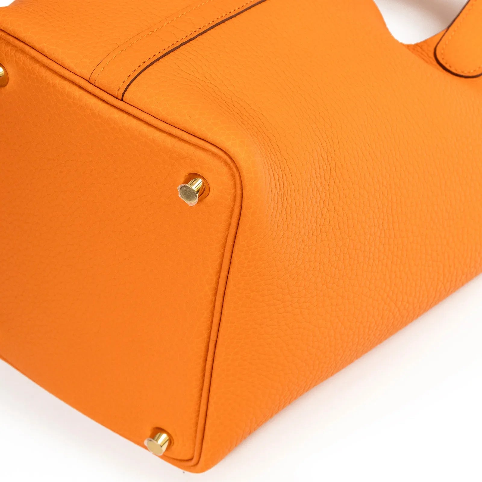 Hermès Picotin 18 Orange Clemence Gold Hardware