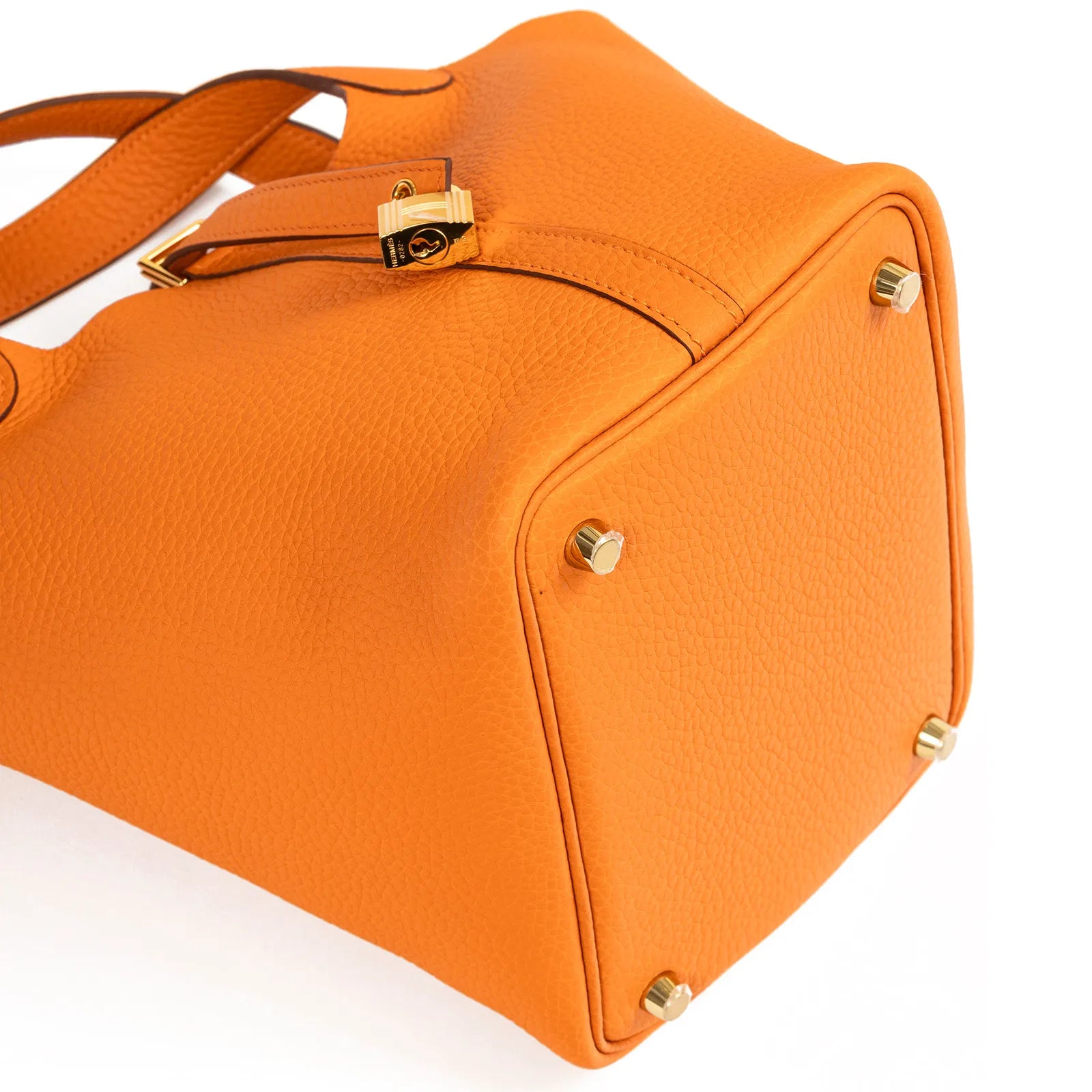 Hermès Picotin 18 Orange Clemence Gold Hardware