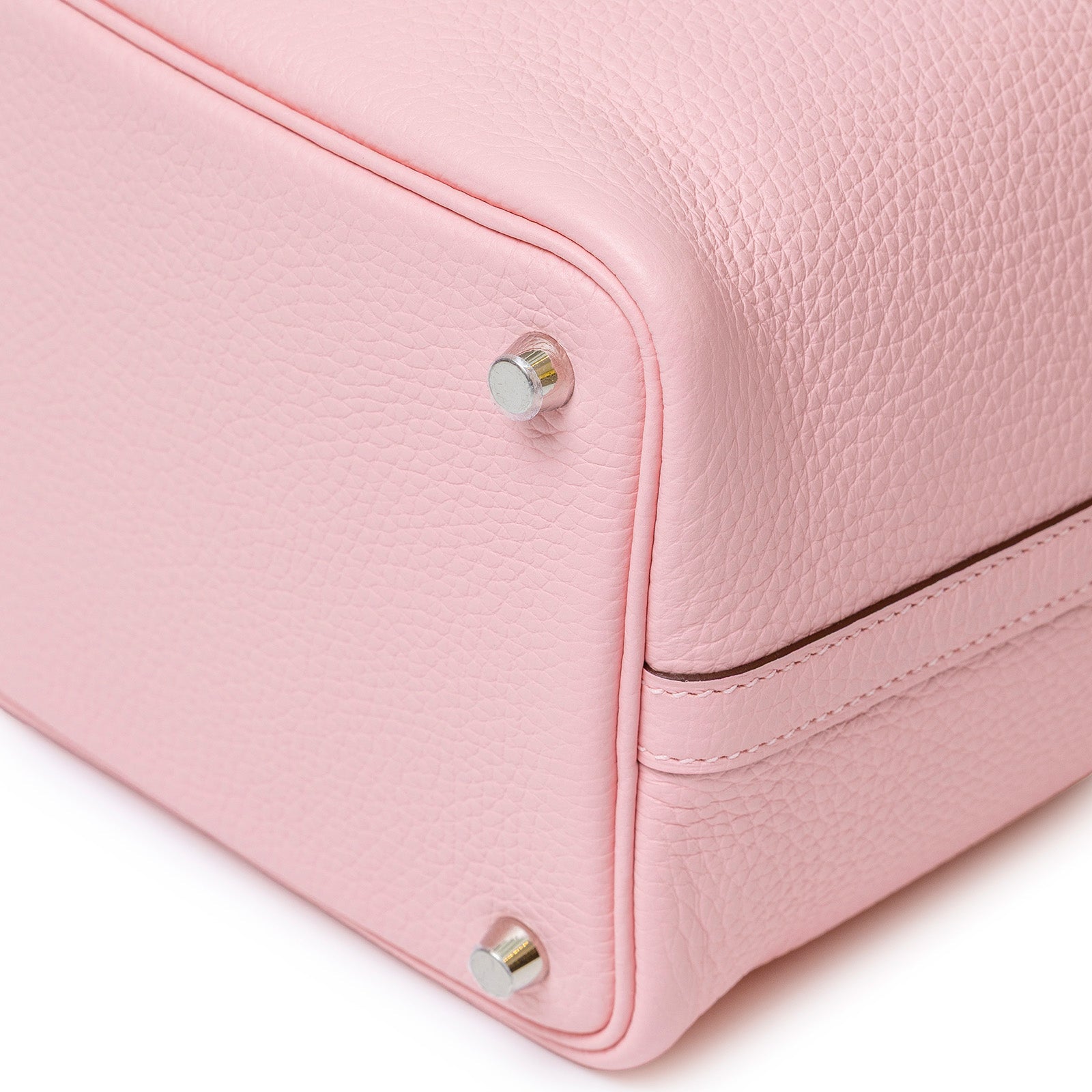 Hermès Picotin 18 Rose Sakura Clemence Palladium Hardware