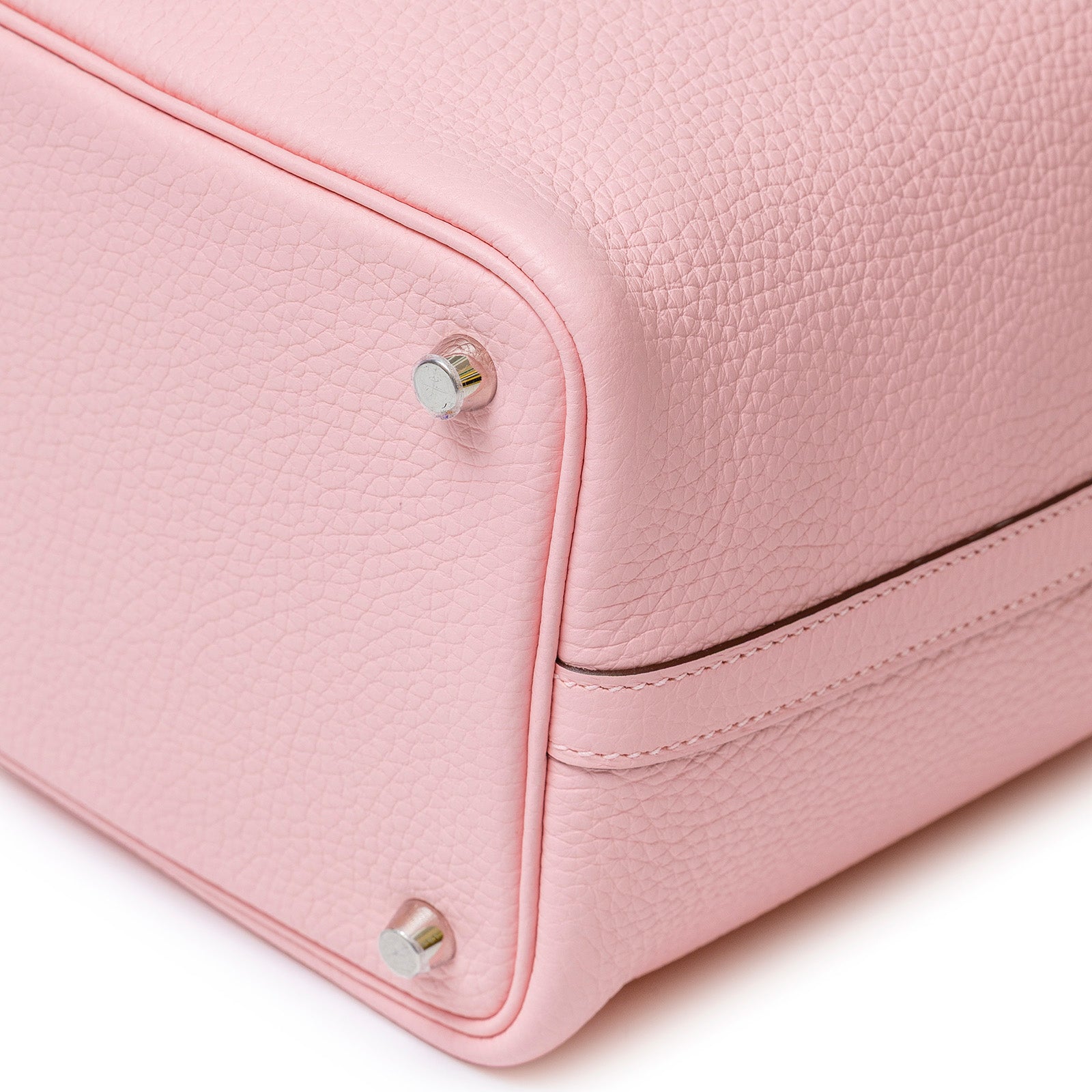 Hermès Picotin 18 Rose Sakura Clemence Palladium Hardware