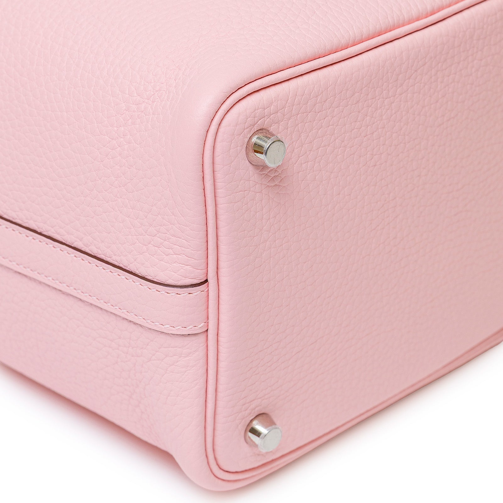 Hermès Picotin 18 Rose Sakura Clemence Palladium Hardware