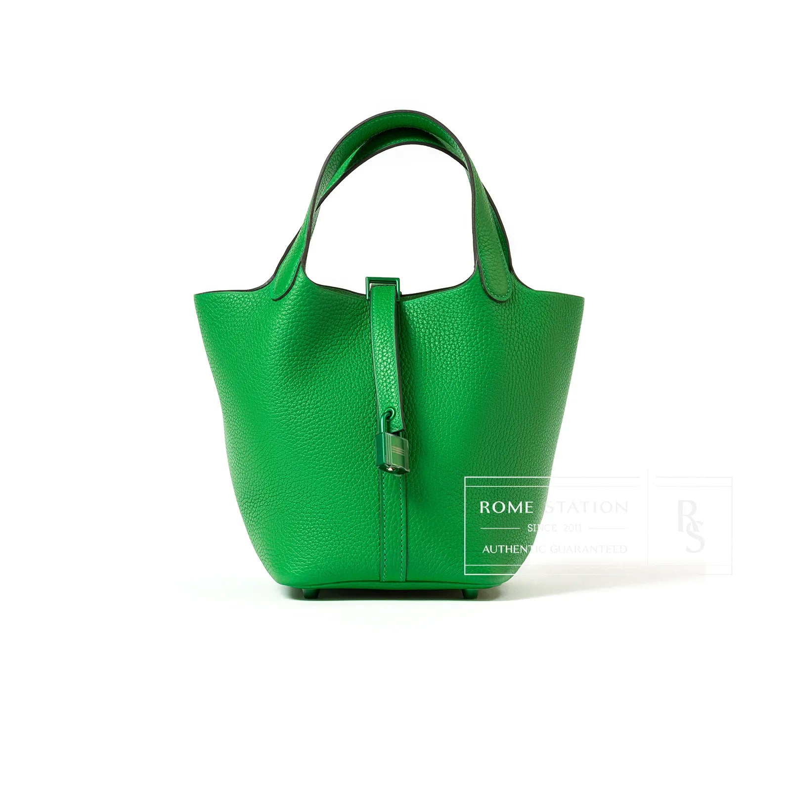 Hermès Picotin 18 So Green Bamboo Clemence Green Hardware