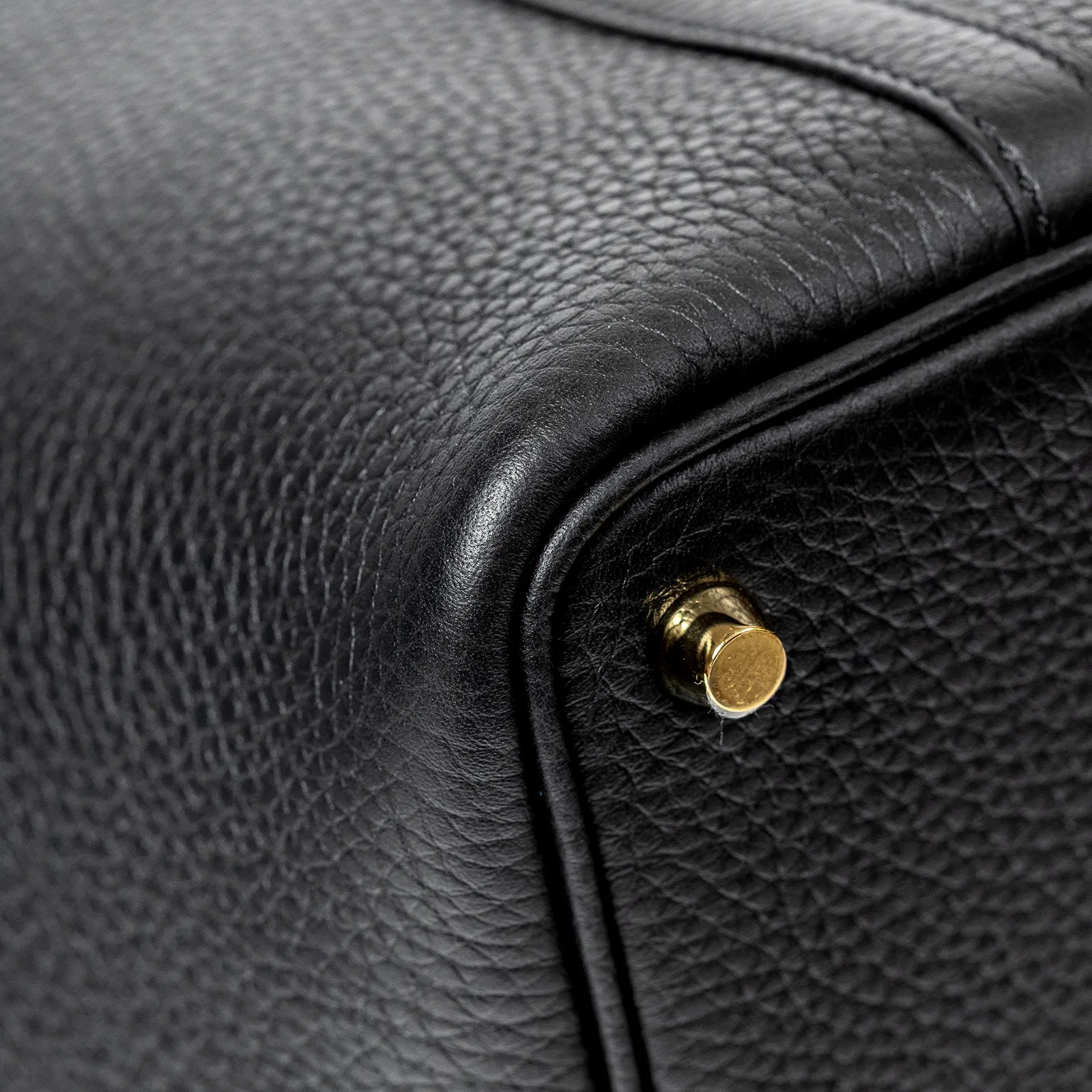 Hermès Picotin 18 Touch Black Matte Alligator and Clemence Gold Hardware