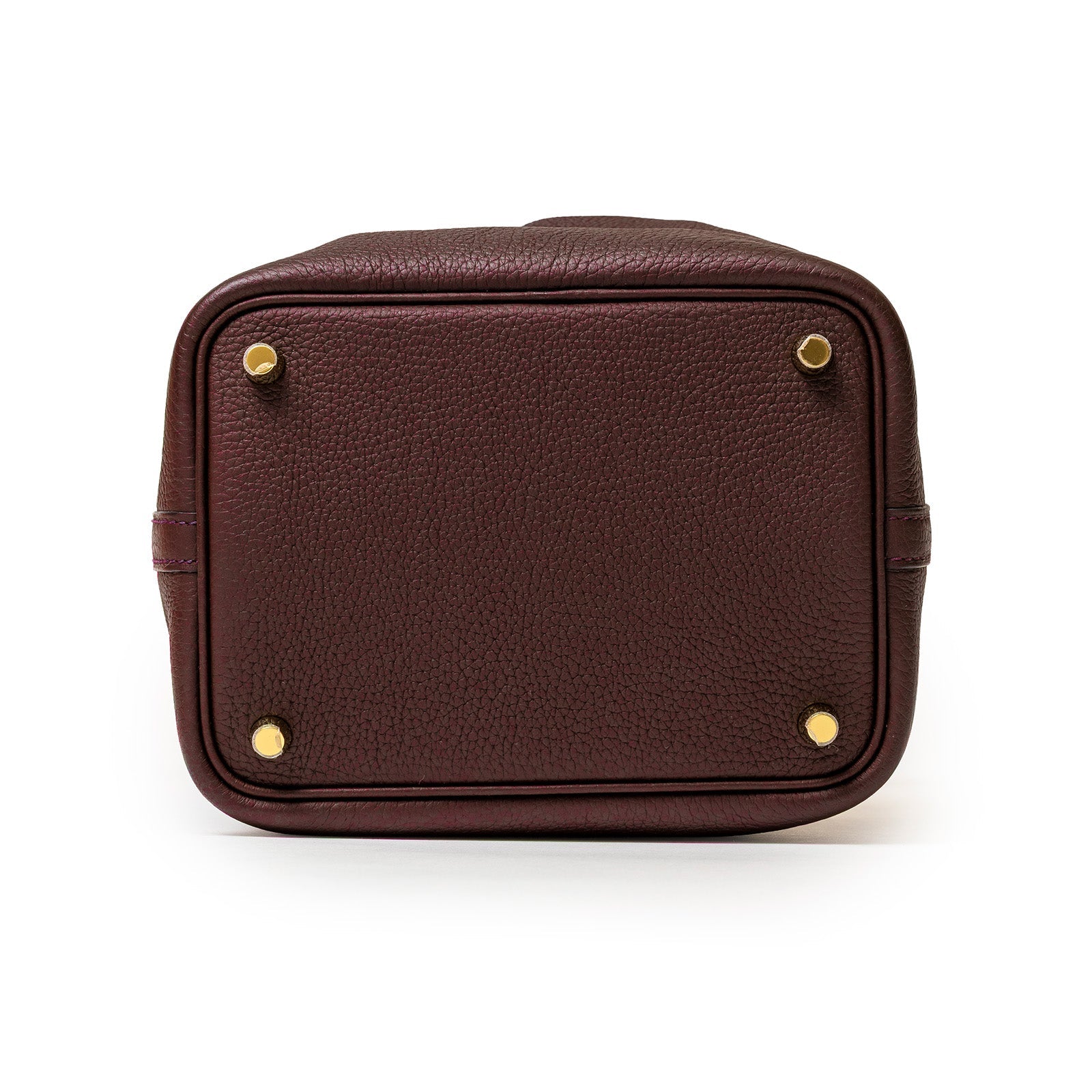 Hermès Picotin 18 Touch Rouge Sellier/Bourgogne Matte Alligator and Clemence Gold Hardware