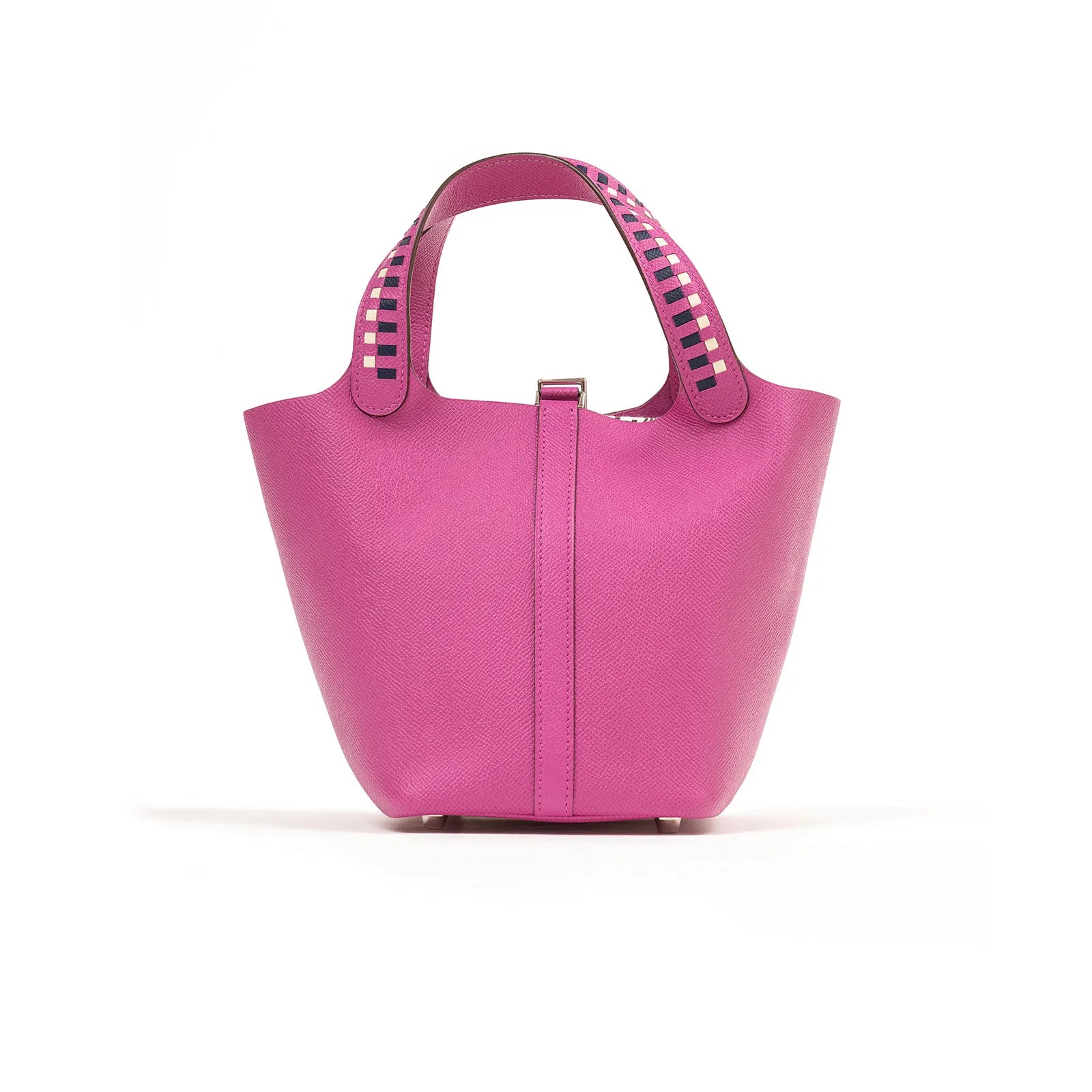 Hermès Picotin 18 Tressage Magnolia/Blue Saphir/Craie Epsom Palladium Hardware