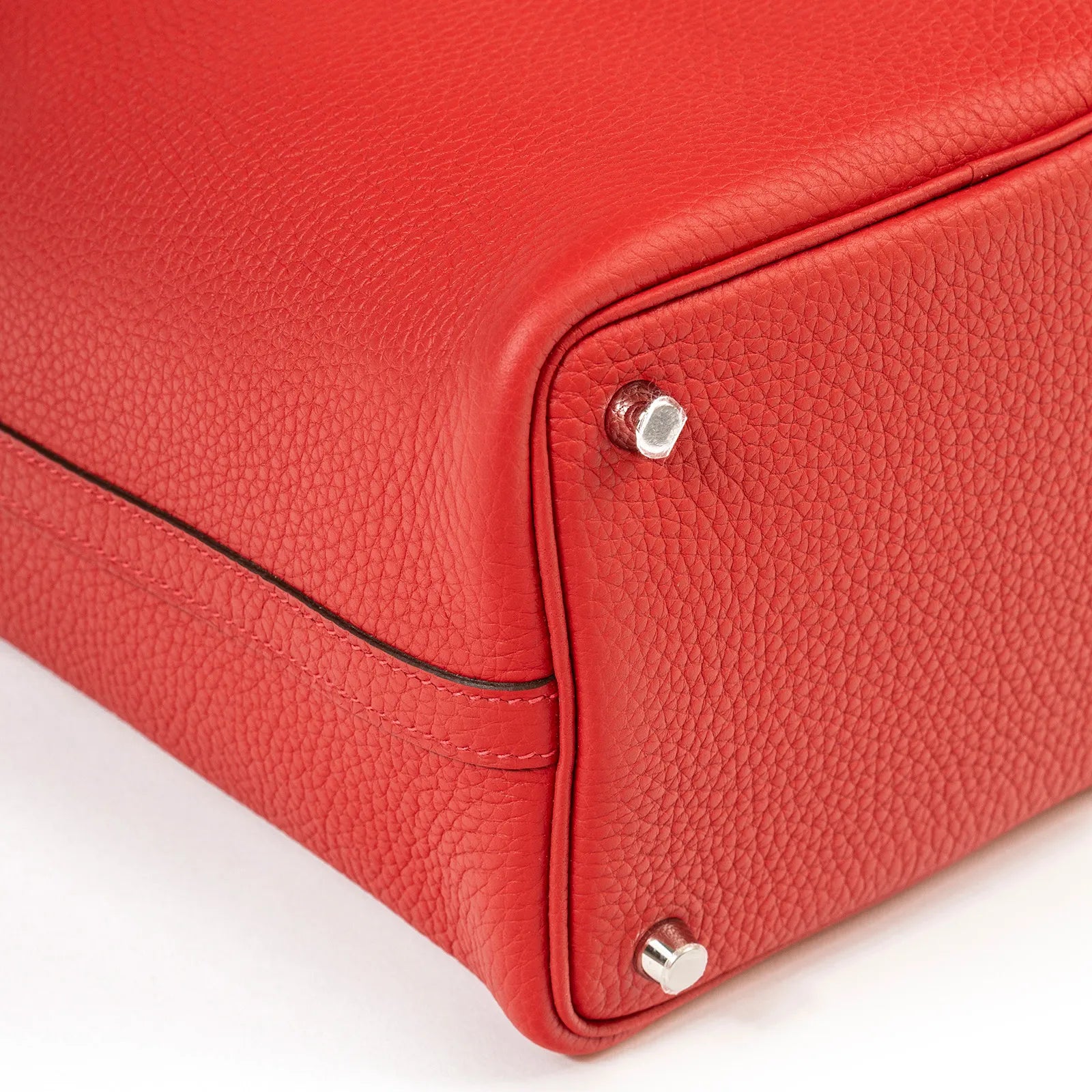 Hermès Picotin 18 Vermillon Clemence Palladium Hardware
