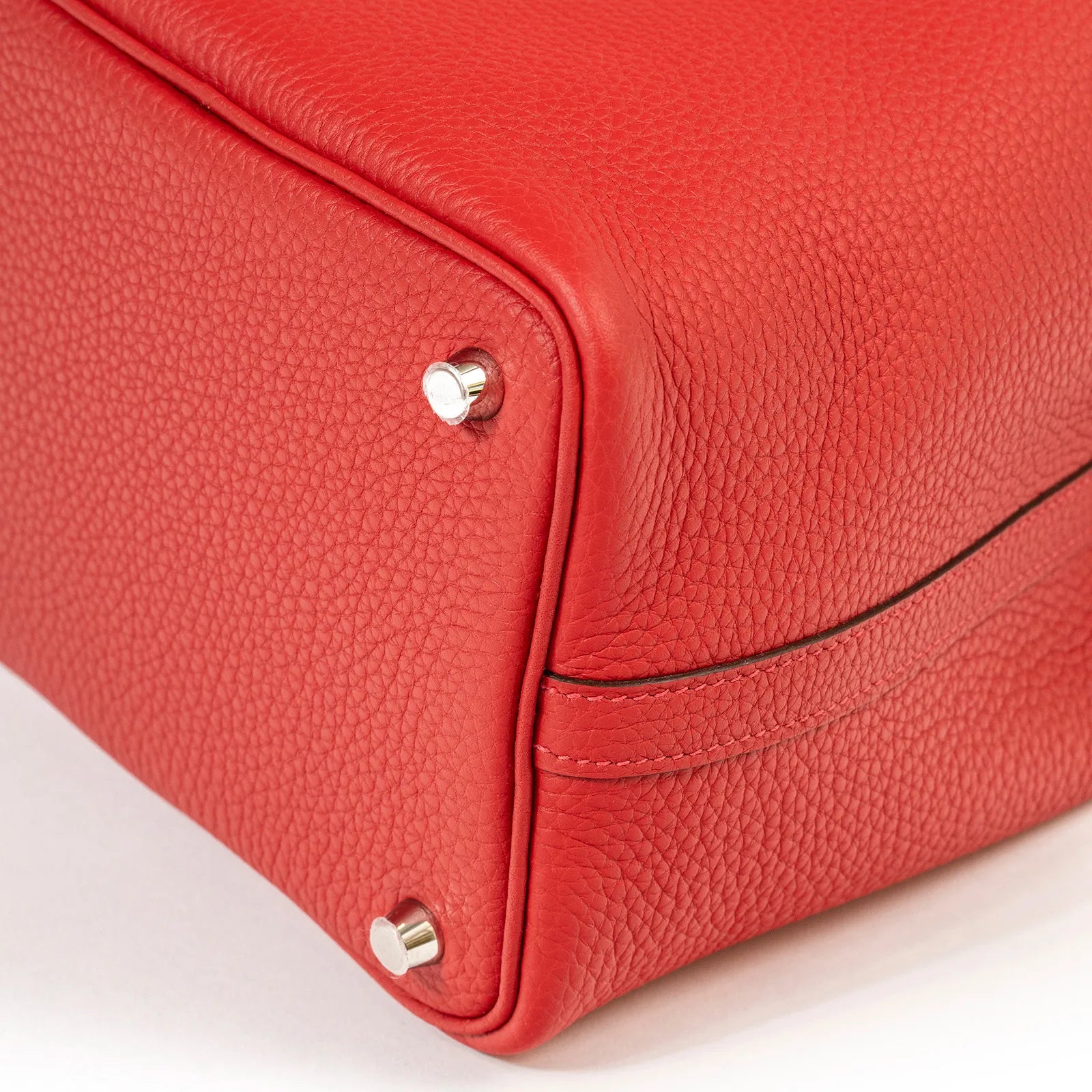 Hermès Picotin 18 Vermillon Clemence Palladium Hardware