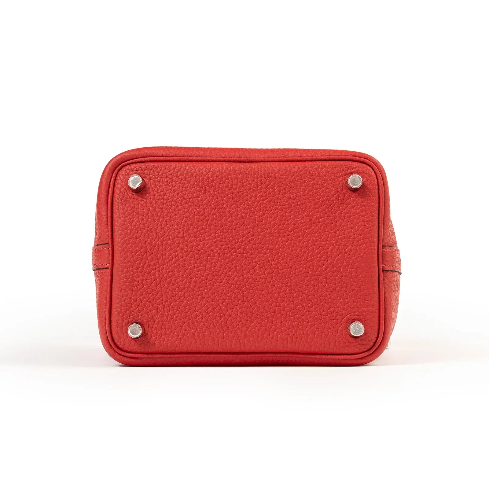 Hermès Picotin 18 Vermillon Clemence Palladium Hardware