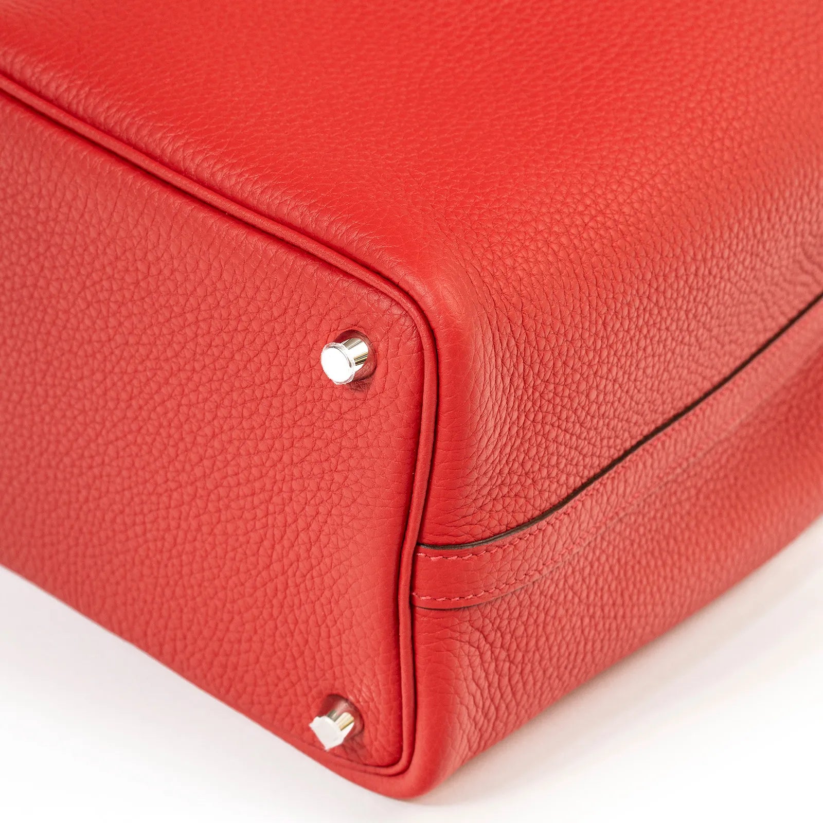 Hermès Picotin 18 Vermillon Clemence Palladium Hardware
