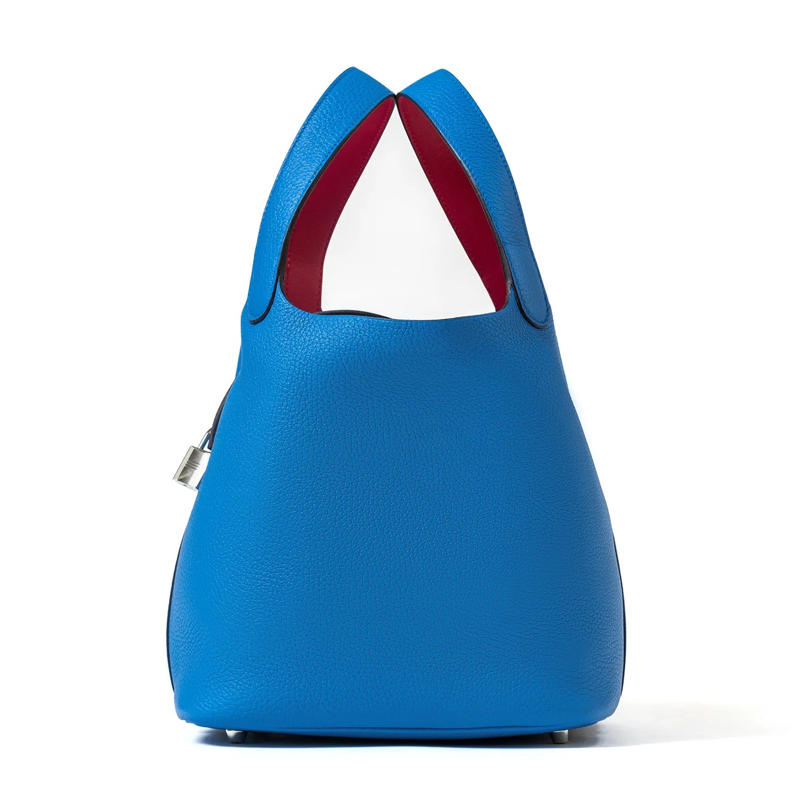 Hermès Picotin 22 Bleu Frida/Rose Mexico Clemence Palladium Hardware