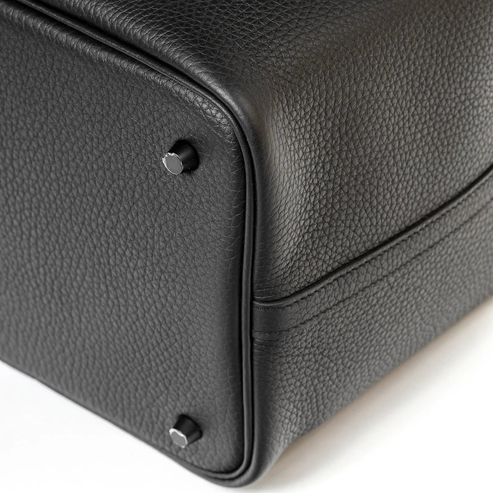 Hermès Picotin 22 So Black Clemence Black Hardware