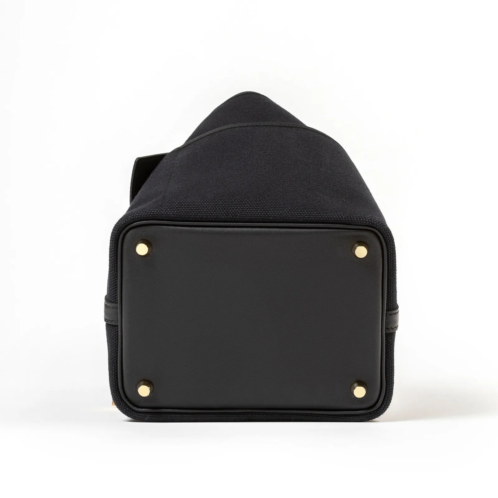 Hermès Picotin Cargo 18 Black Swift and Geoland Toile Canvas Gold Hardware