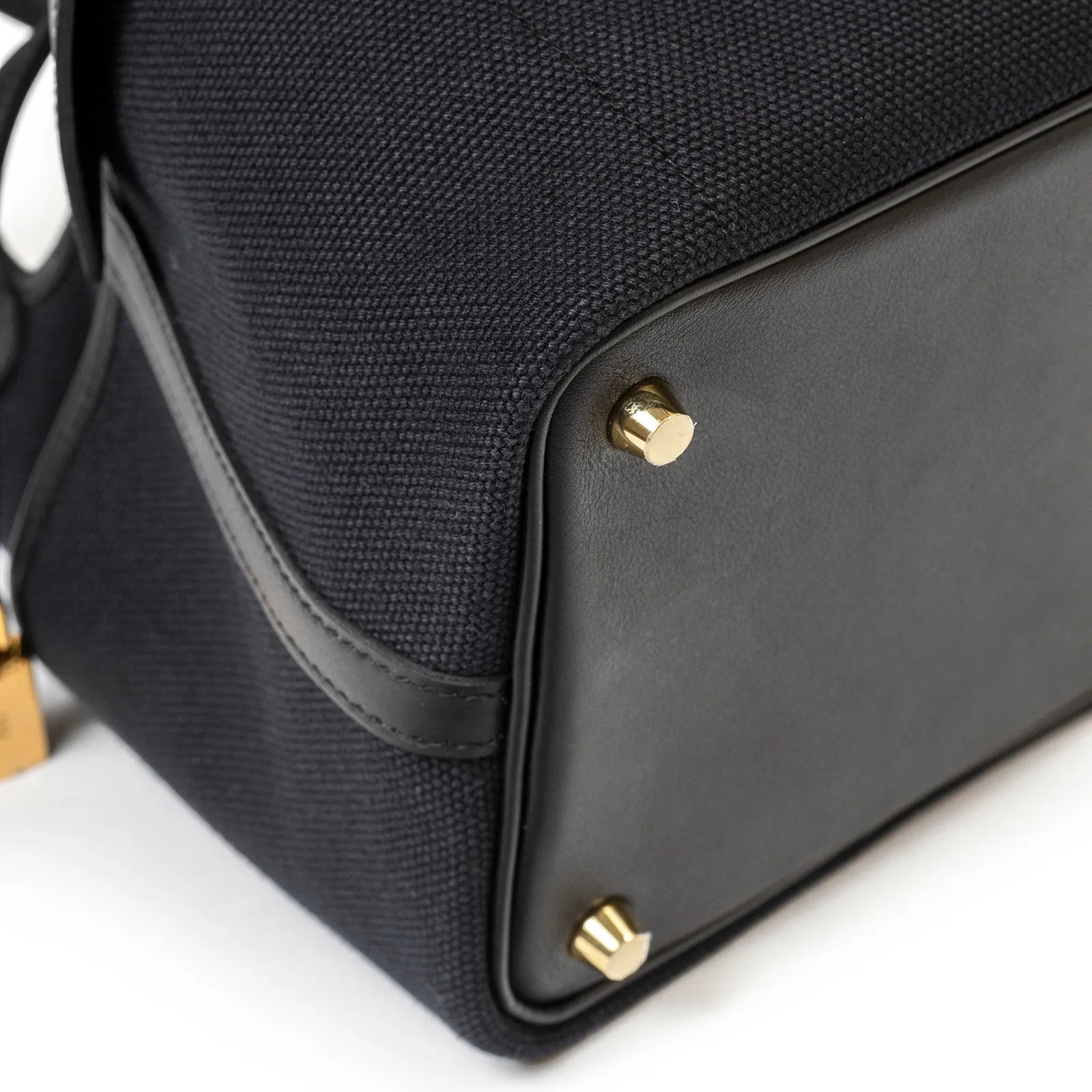Hermès Picotin Cargo 18 Black Swift and Geoland Toile Canvas Gold Hardware