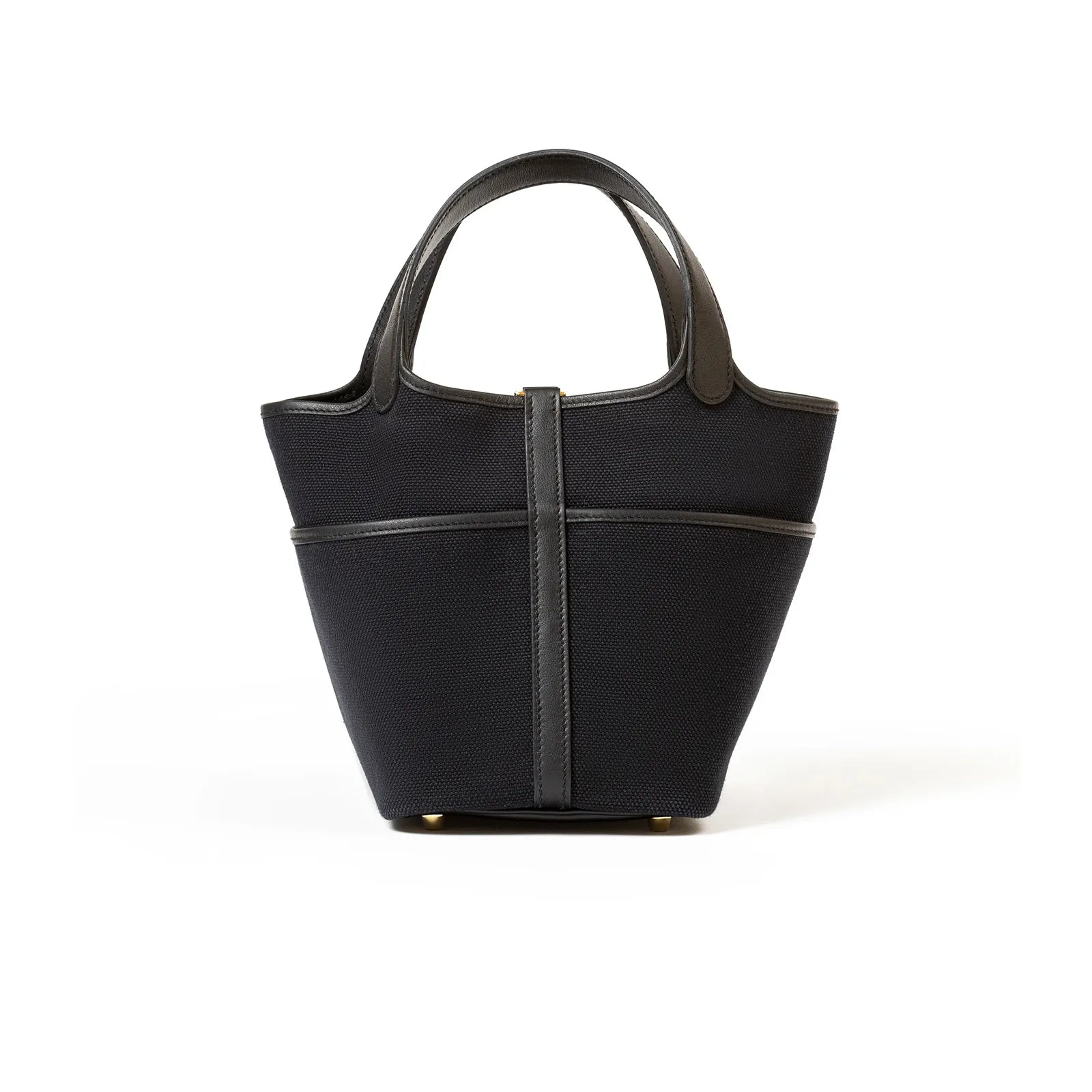 Hermès Picotin Cargo 18 Black Swift and Geoland Toile Canvas Gold Hardware