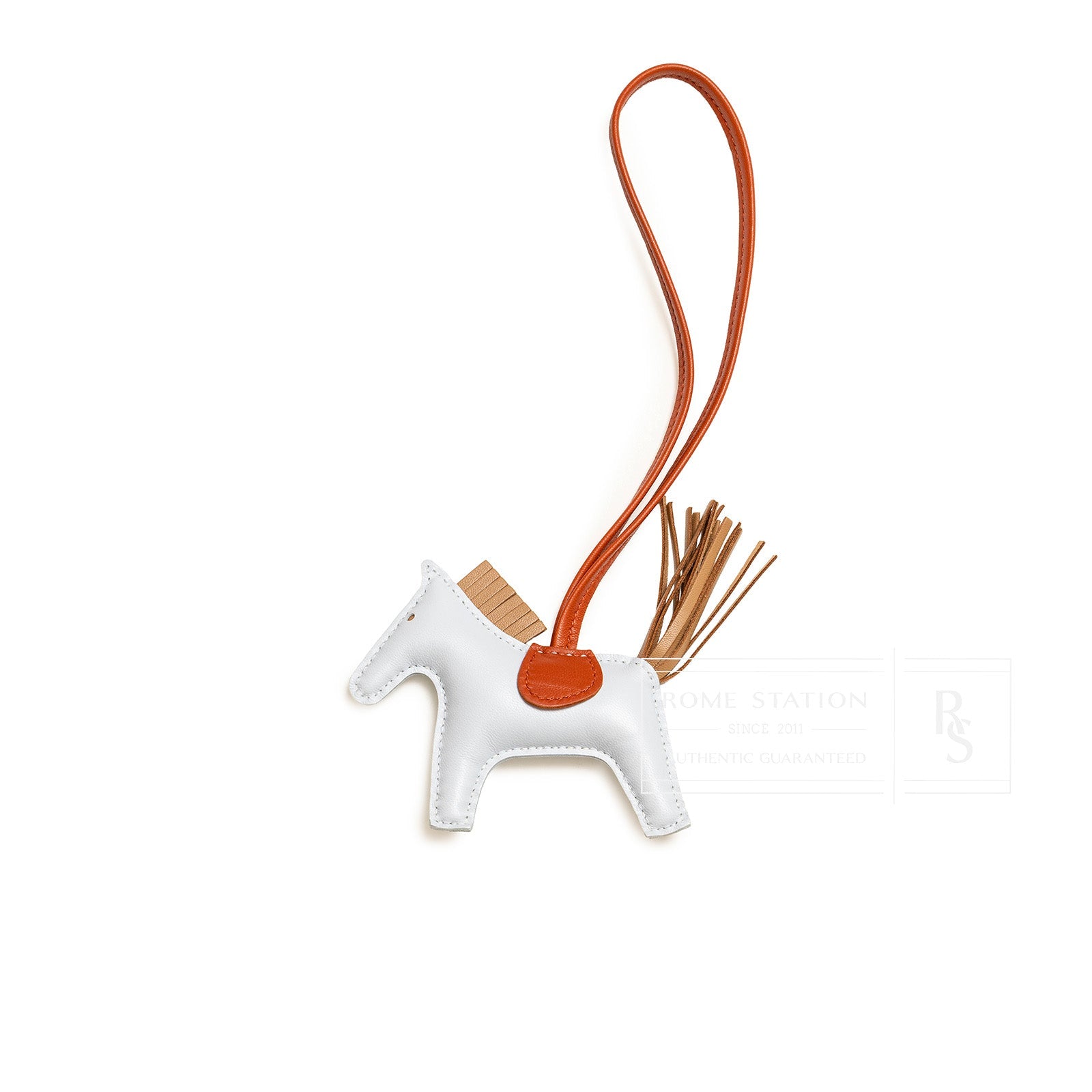 Hermès Rodeo PM Bleu Brume/Chai/Cuivre