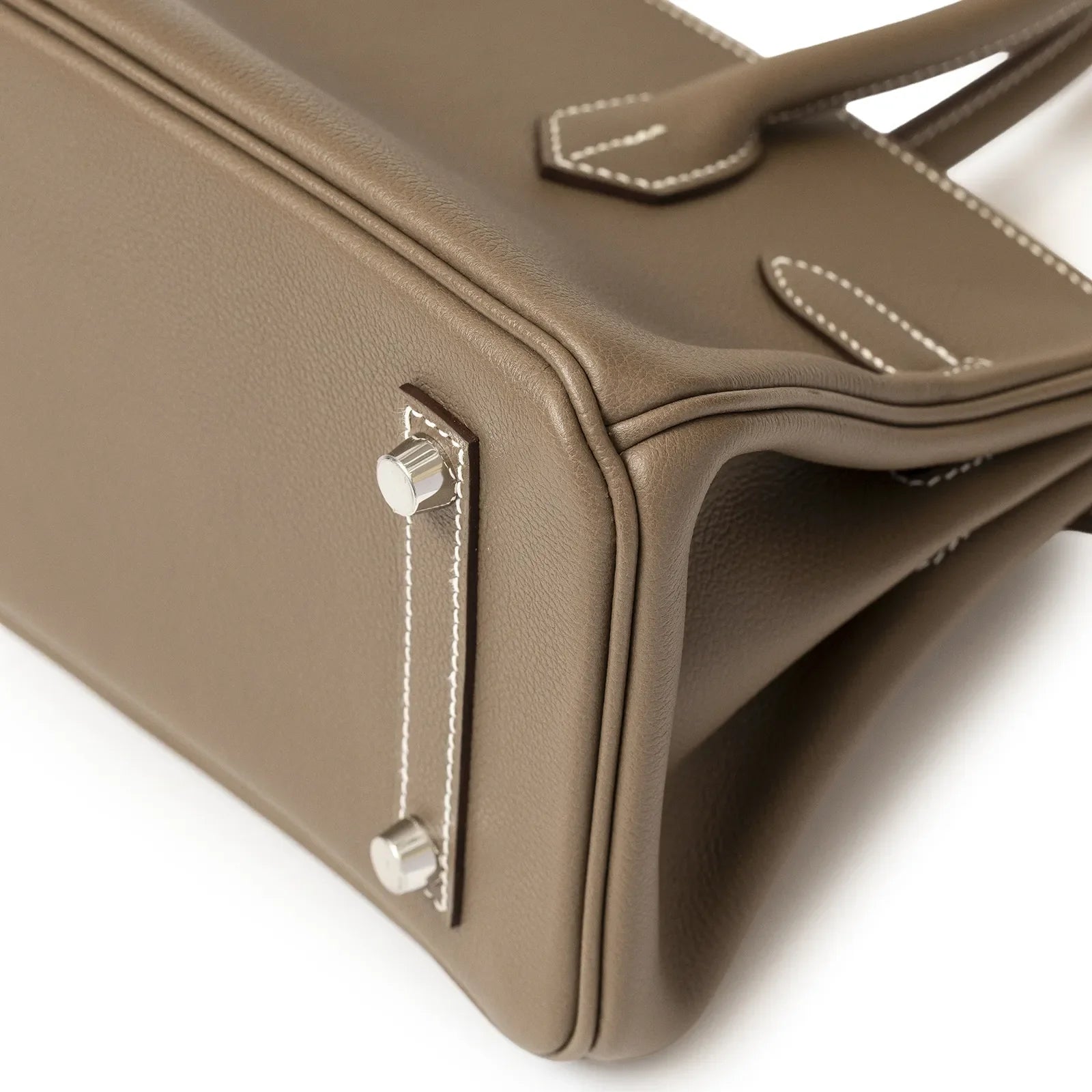 Hermès Shoulder Birkin 29 Etoupe Evercolor Palladium Hardware