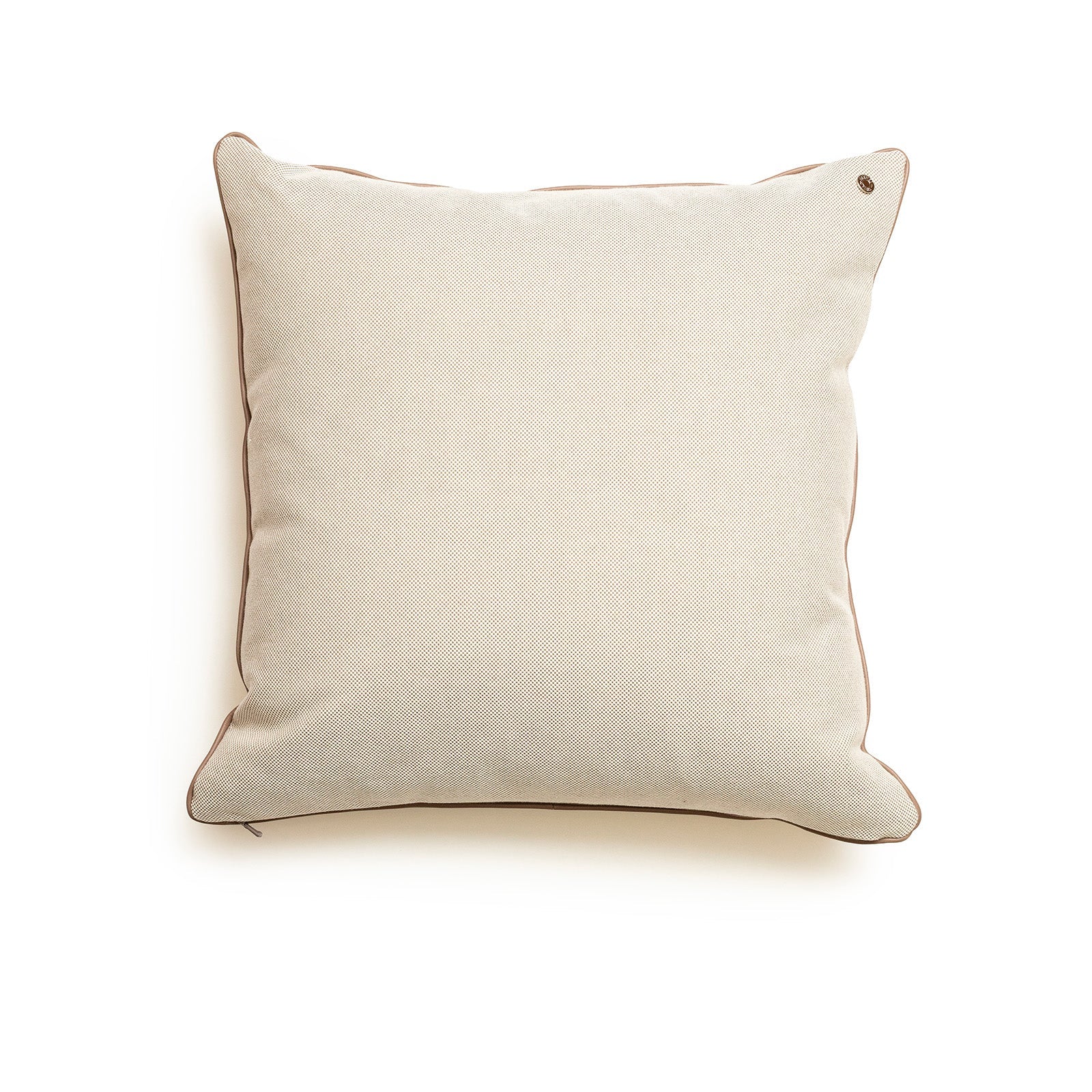 Hermès Tiger Pillow Cotton Silk/Swift Ivory Palladium Hardware 50cm