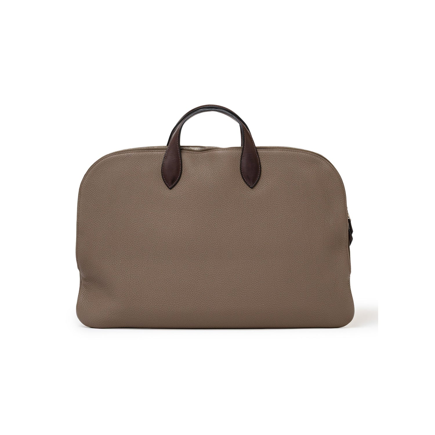 Hermès Victoria Business Bag Etoupe Togo/Toile - Back