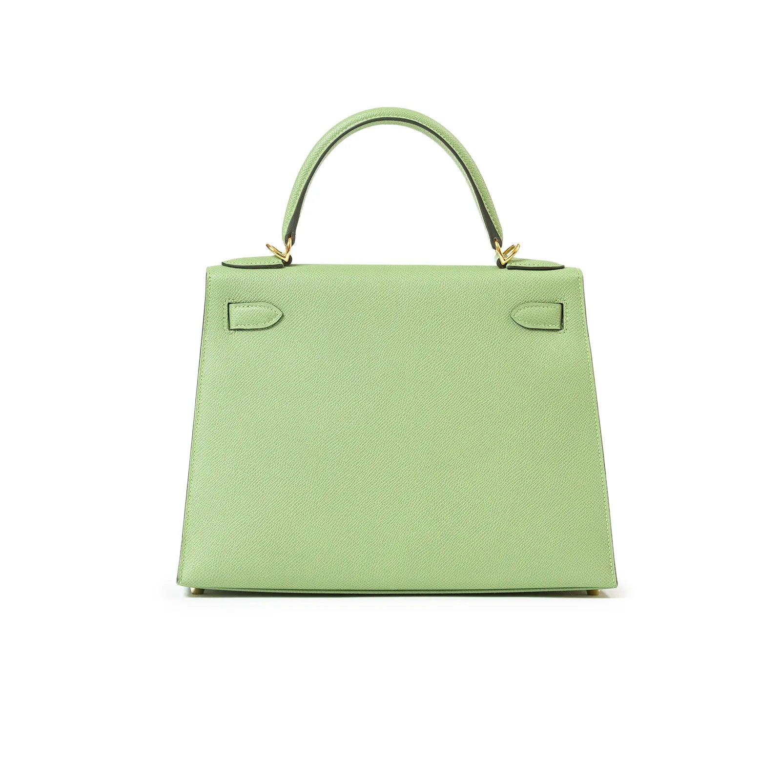 Hermès Kelly Sellier 28 Vert Criquet Epsom Gold Hardware