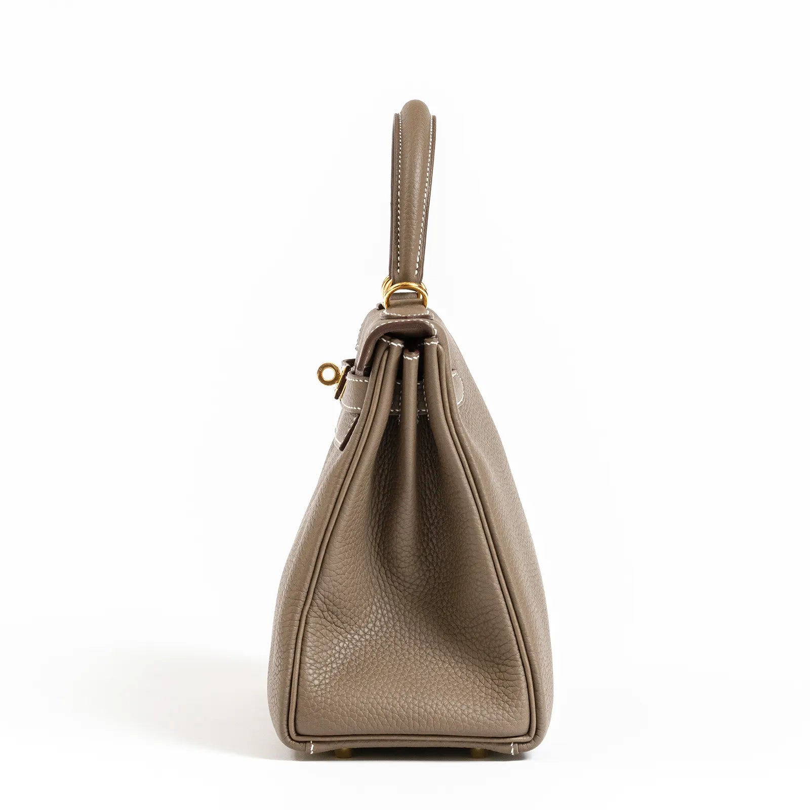 Hermès Kelly Retourne 28 Etoupe Togo Gold Hardware