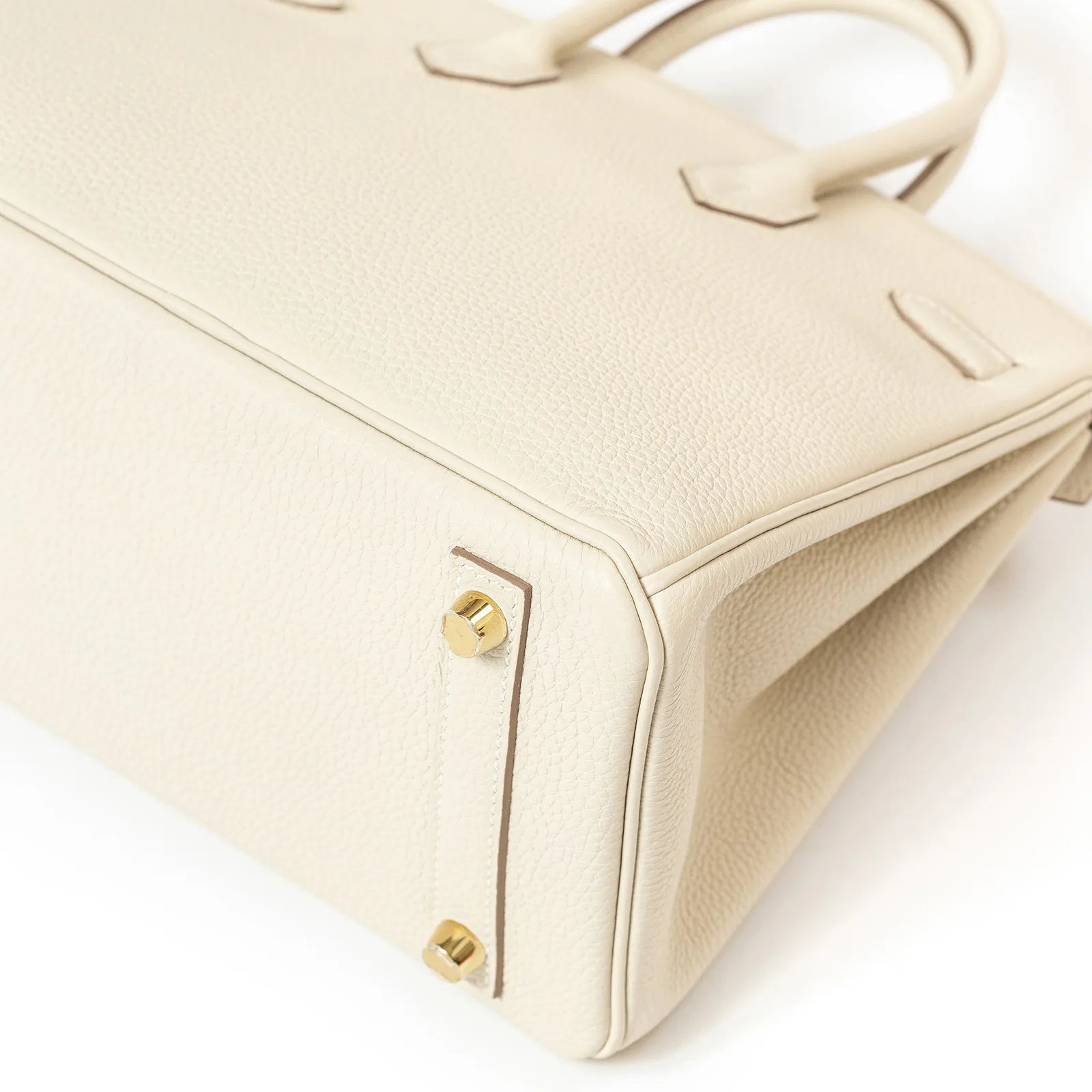 Hermès Birkin 25 Craie Togo Gold Hardware
