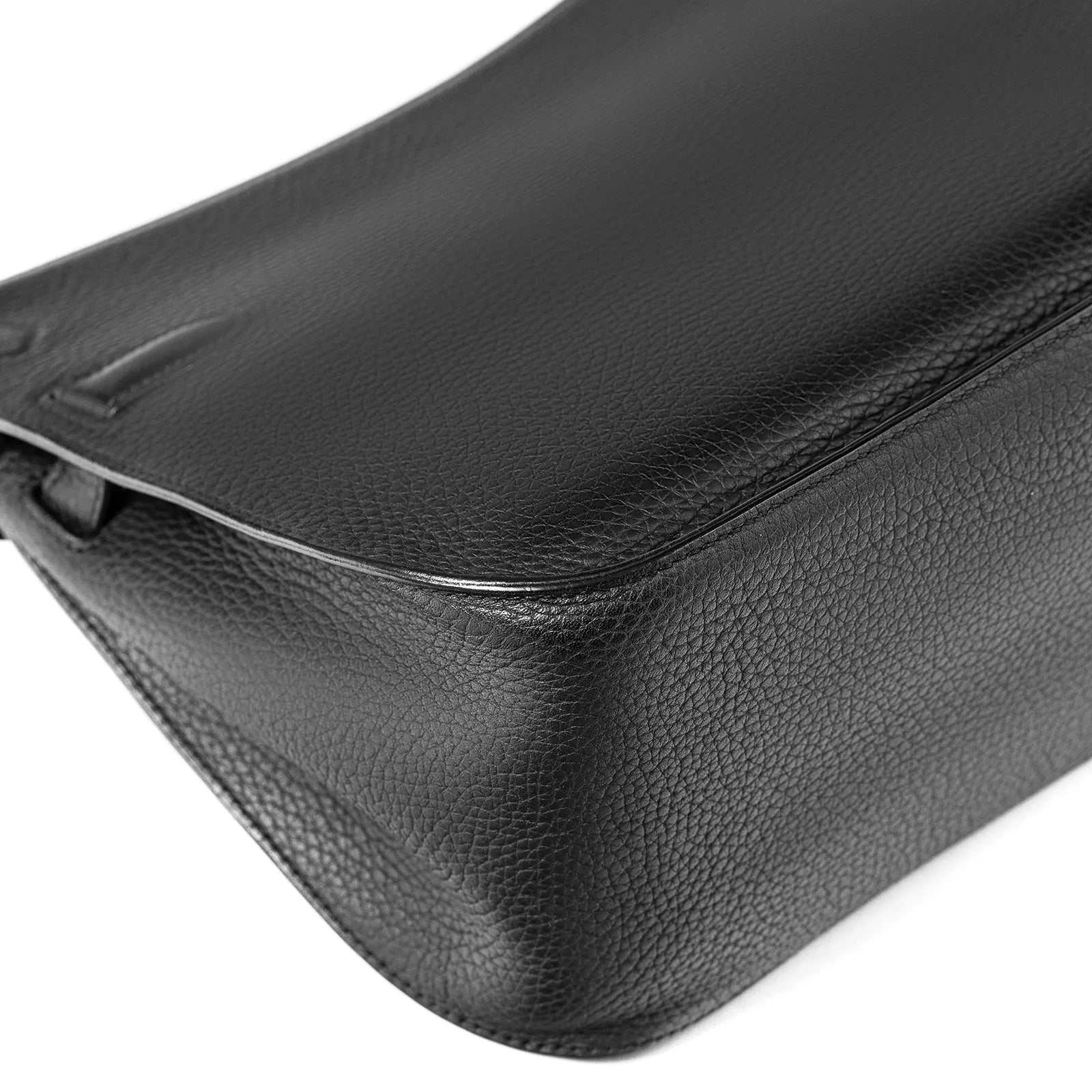 Hermès Jypsiere 28 Black Clemence Palladium Hardware